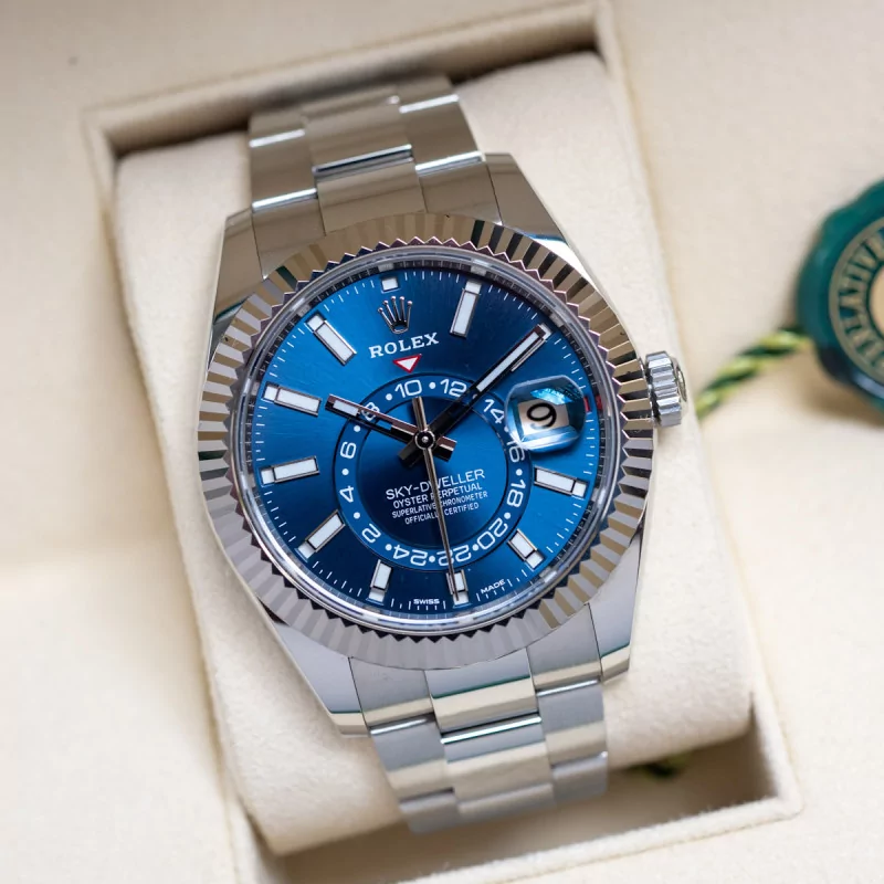 Rolex Sky-Dweller 326934 42mm Stainless steel Blue 7