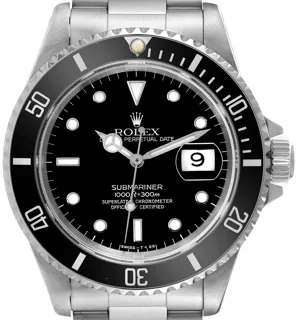 Rolex Submariner 16610 Stainless steel Black