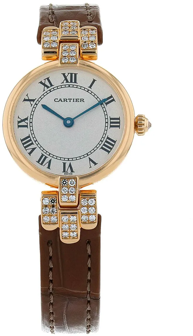 Cartier Vendôme 1294/2 24mm Yellow gold Cream