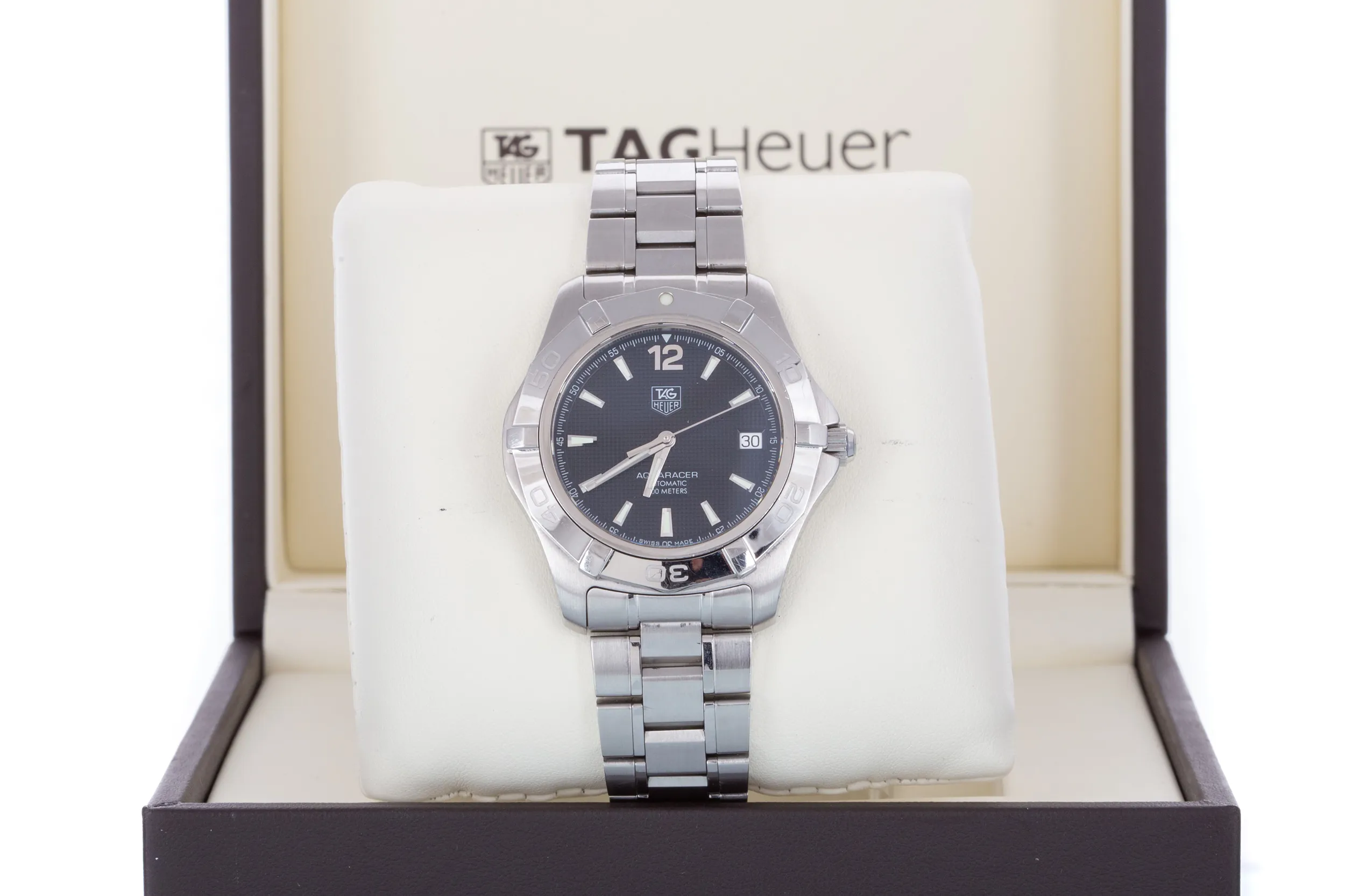 TAG Heuer Aquaracer 39mm Stainless steel Black