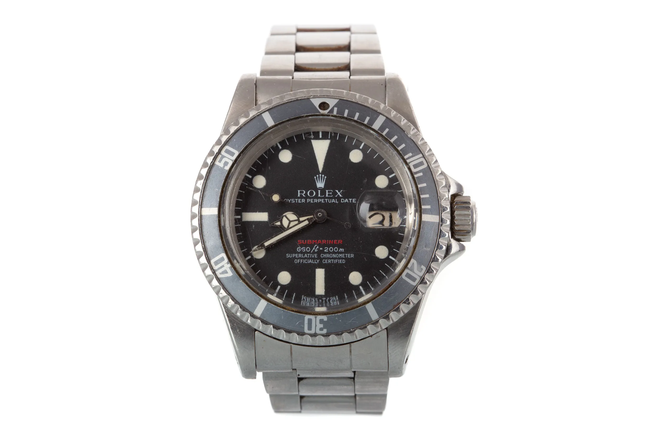 Rolex Submariner 1680 40mm Stainless steel and aluminum