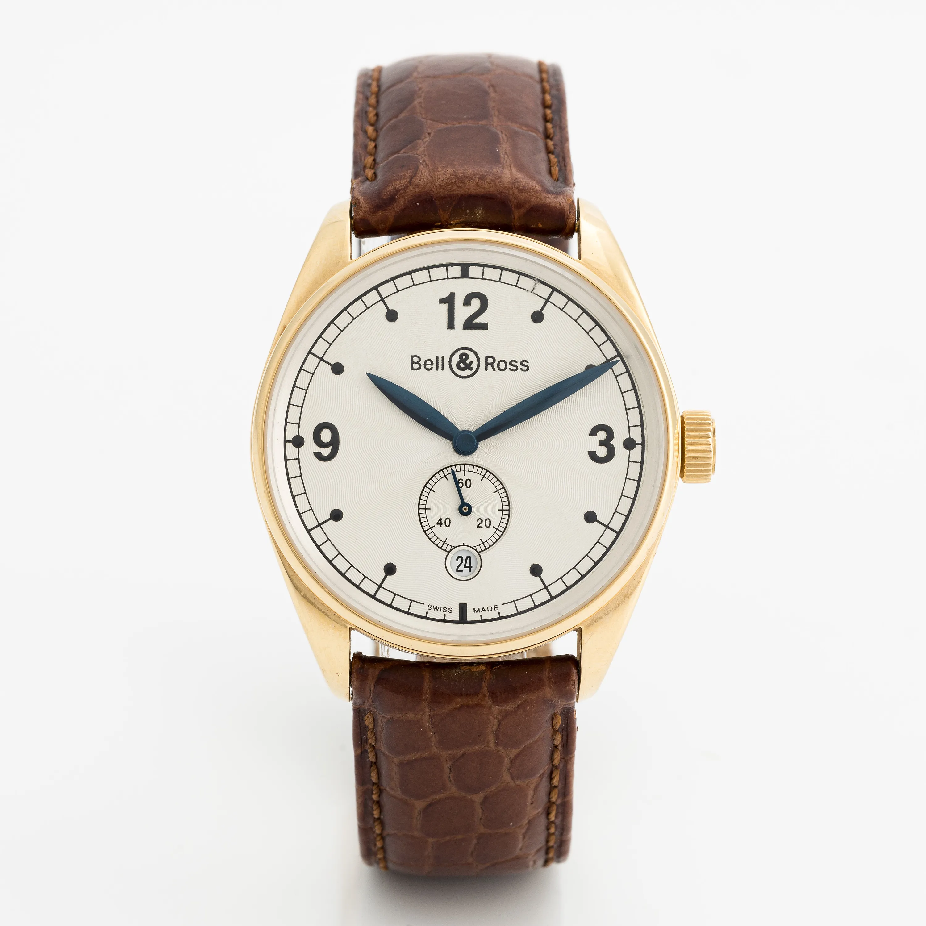 Bell & Ross Vintage 123 38mm Yellow gold Cream