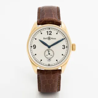 Bell & Ross Vintage 123 Yellow gold Cream