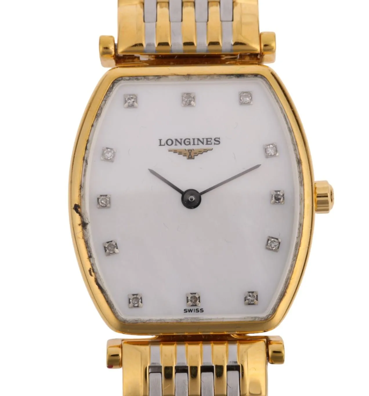 Longines La Grande Classique L4.205.2.87.7 22mm Gold plated stainless steel Mother-of-pearl