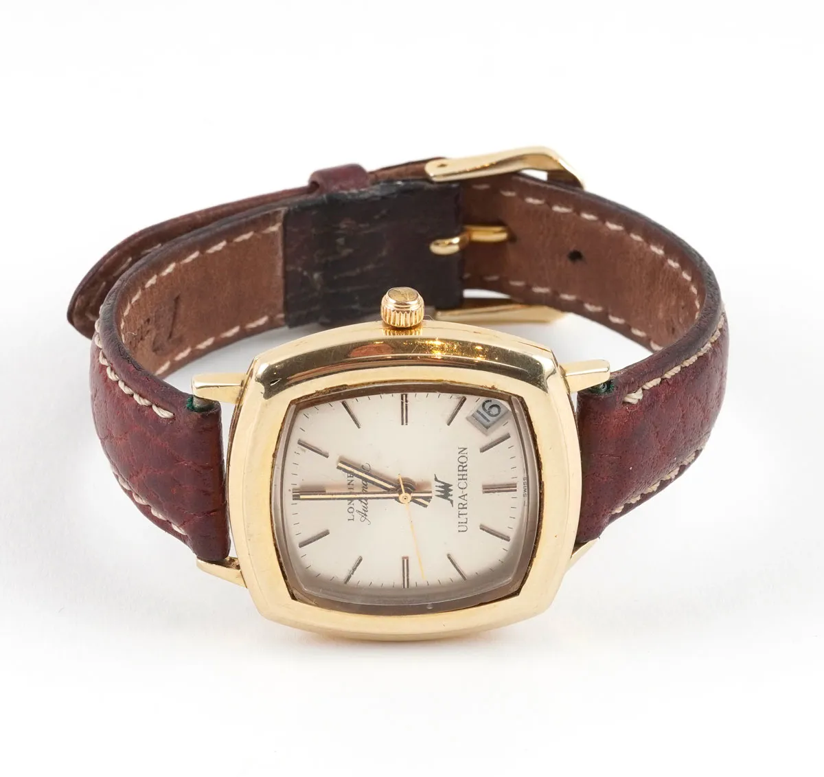 Longines Ultra-Chron 32.5mm Yellow gold Silver 1