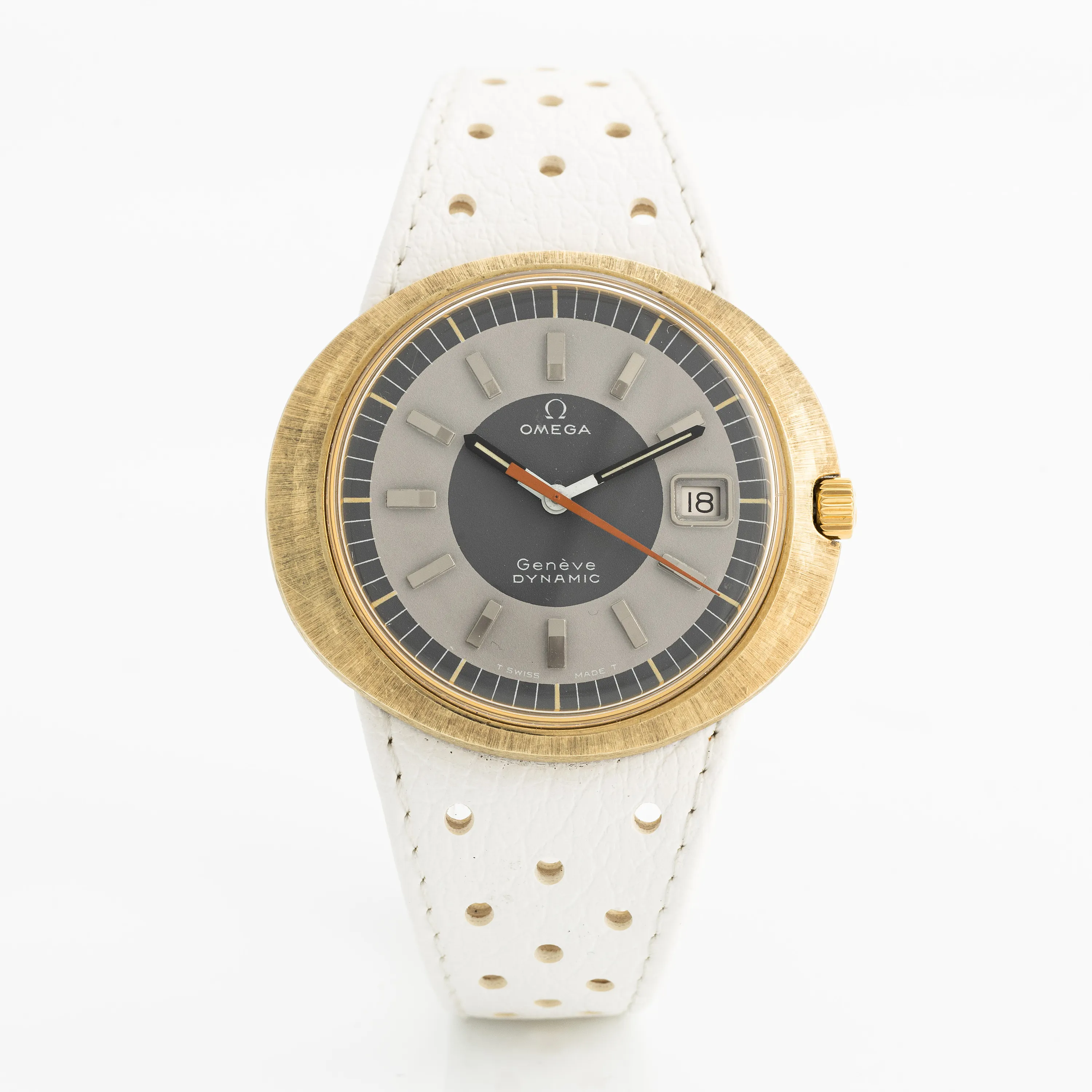 Omega Dynamic 41.5mm Yellow gold and stainless steel Gray