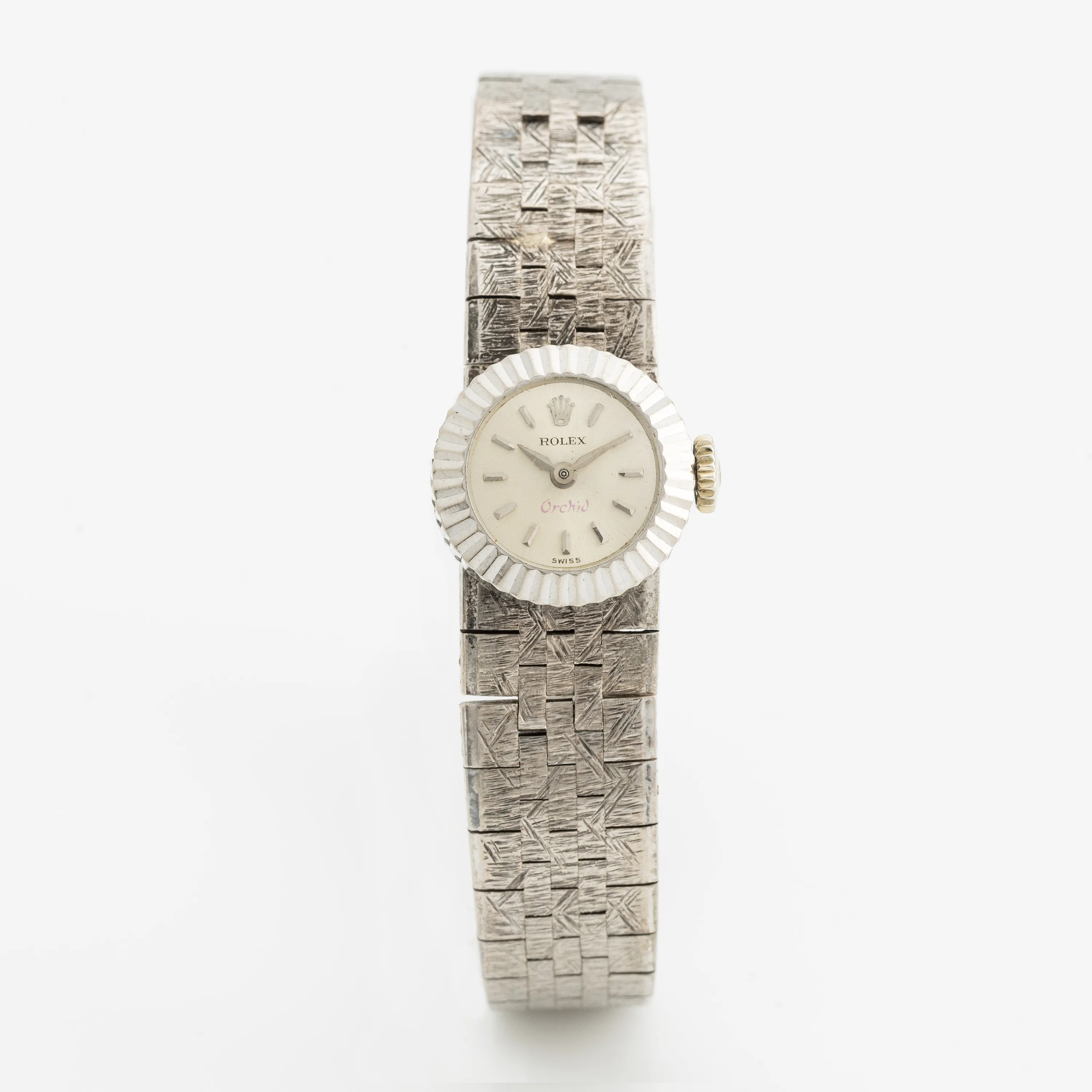 Rolex Orchid 16mm White gold Silver