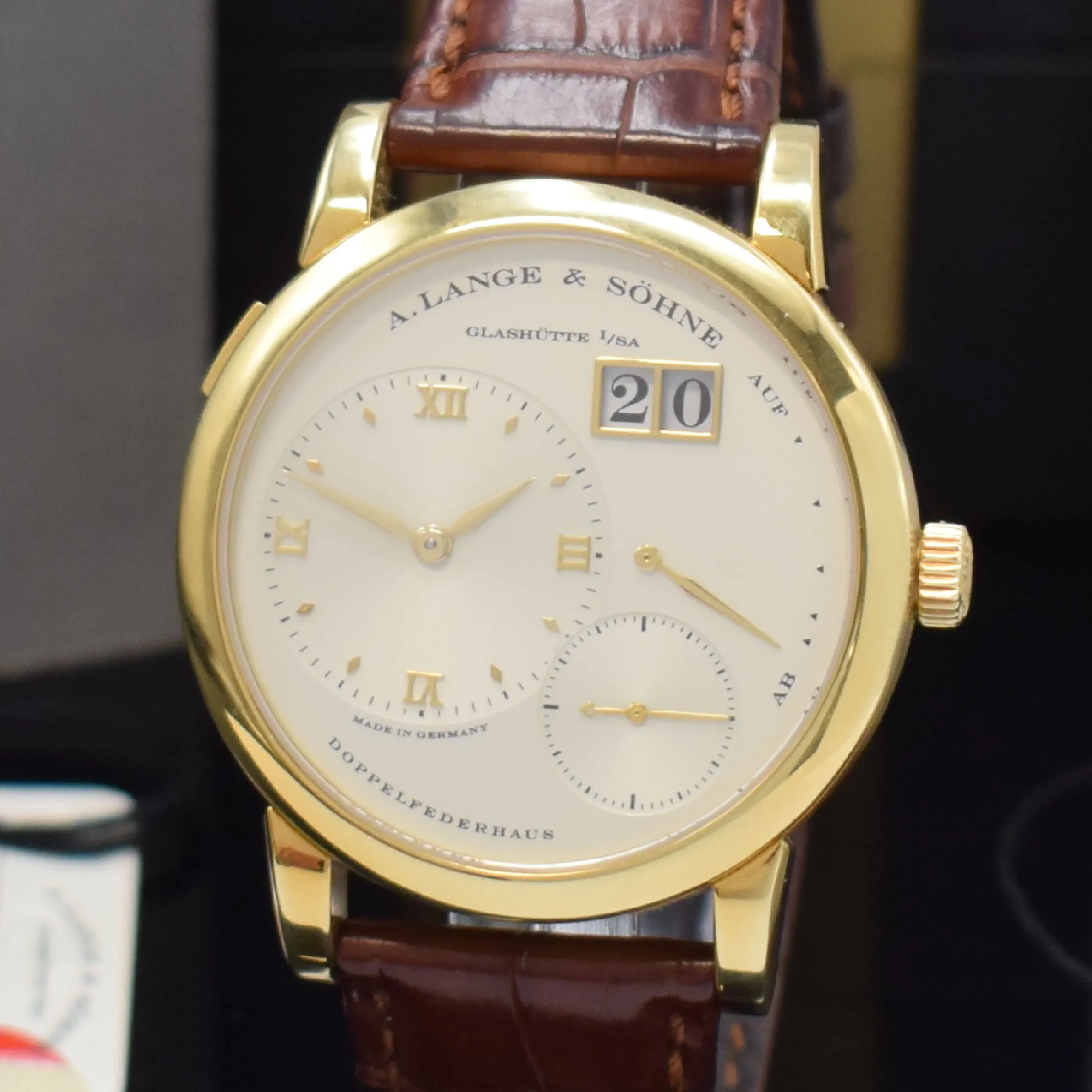 A. Lange & Söhne Lange 1 101.001 38.5mm Yellow gold Silver 1