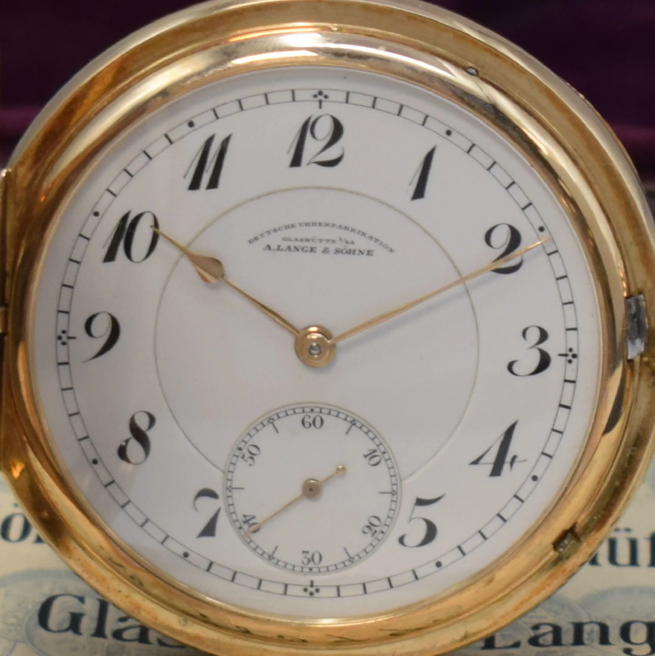 A. Lange & Söhne 52mm Yellow gold Enamel 1