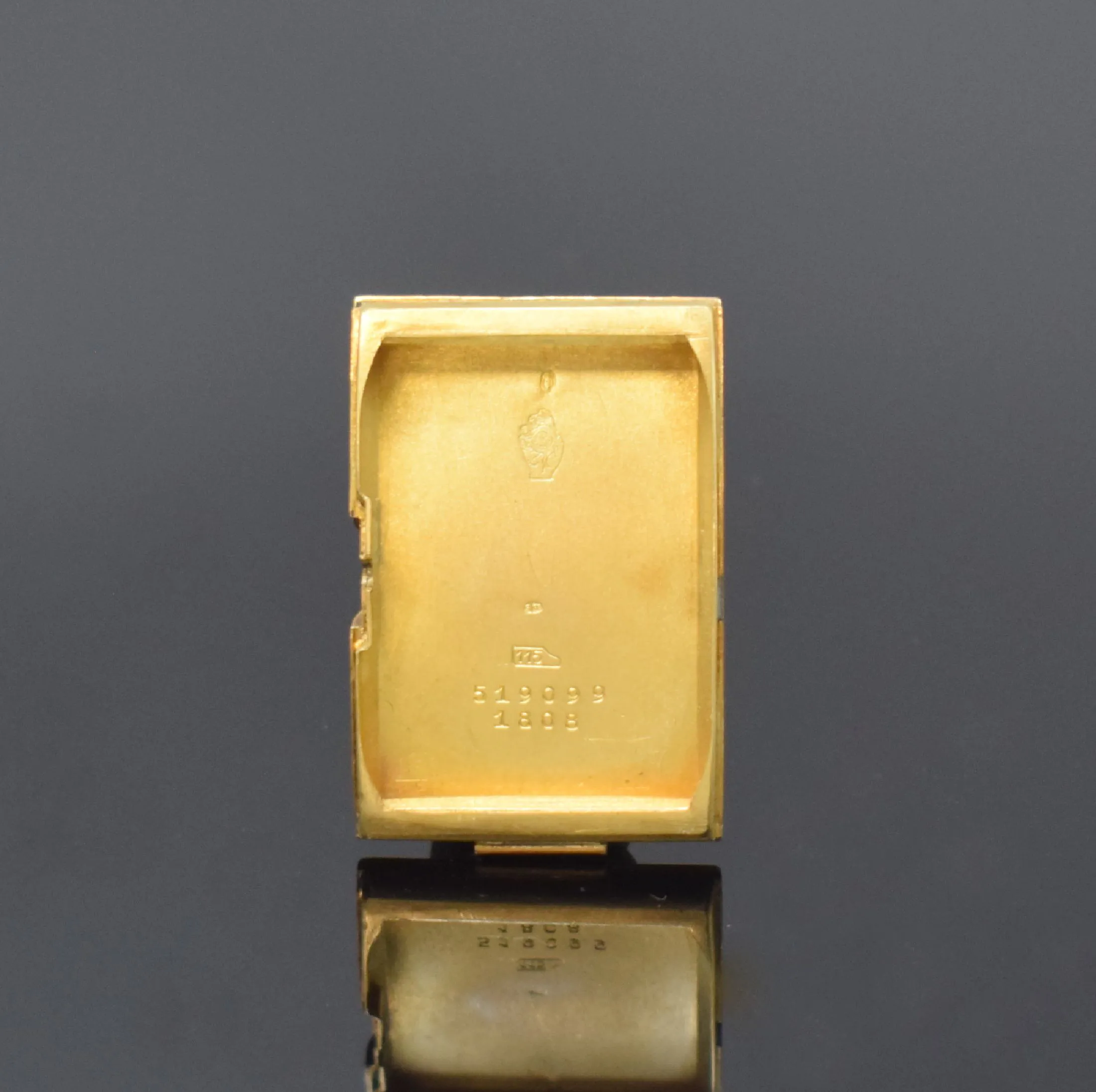 Movado Chronomètre 1808 21mm Yellow gold Black 5