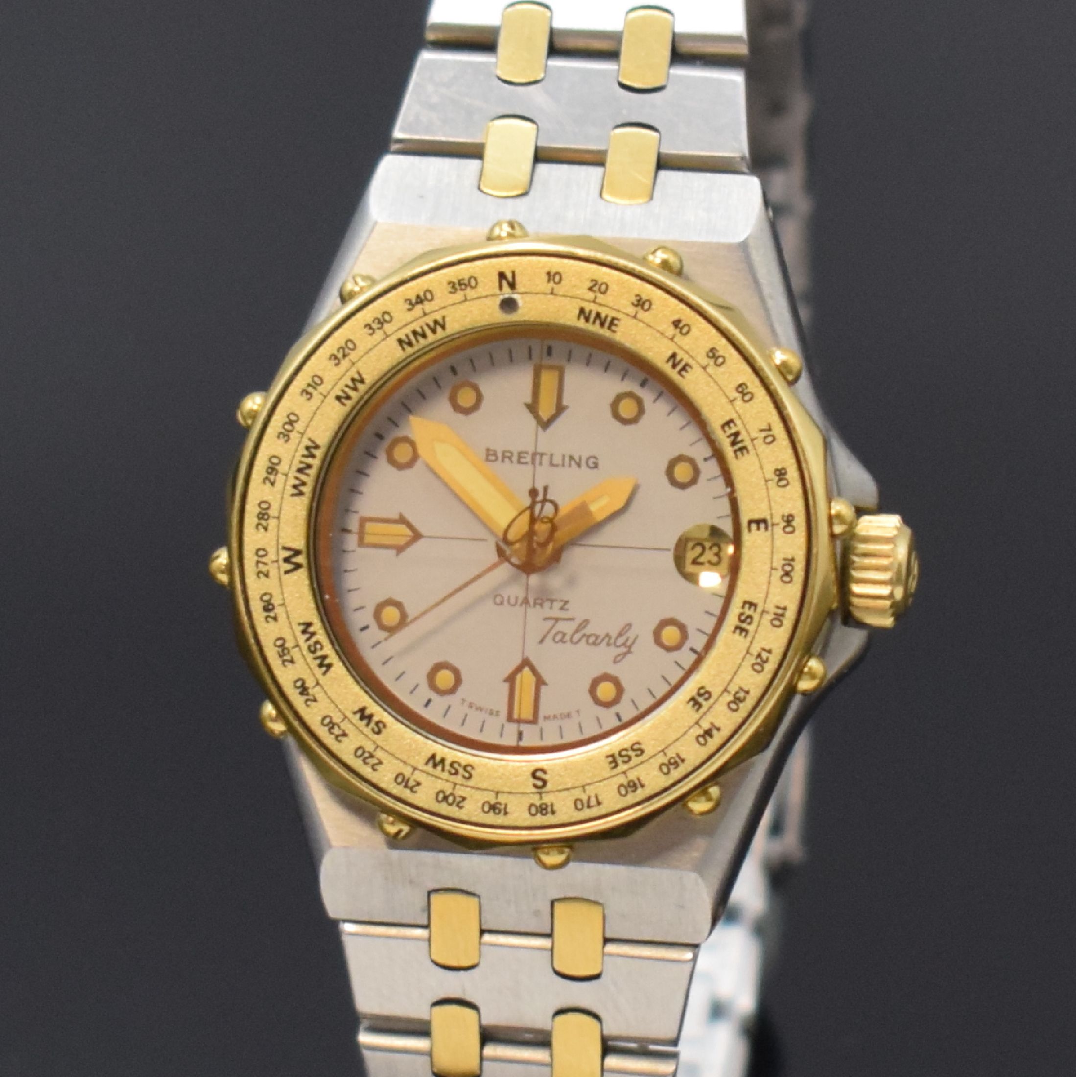 Breitling Tabarly 80790 Stainless steel and Gold-plated White 1990