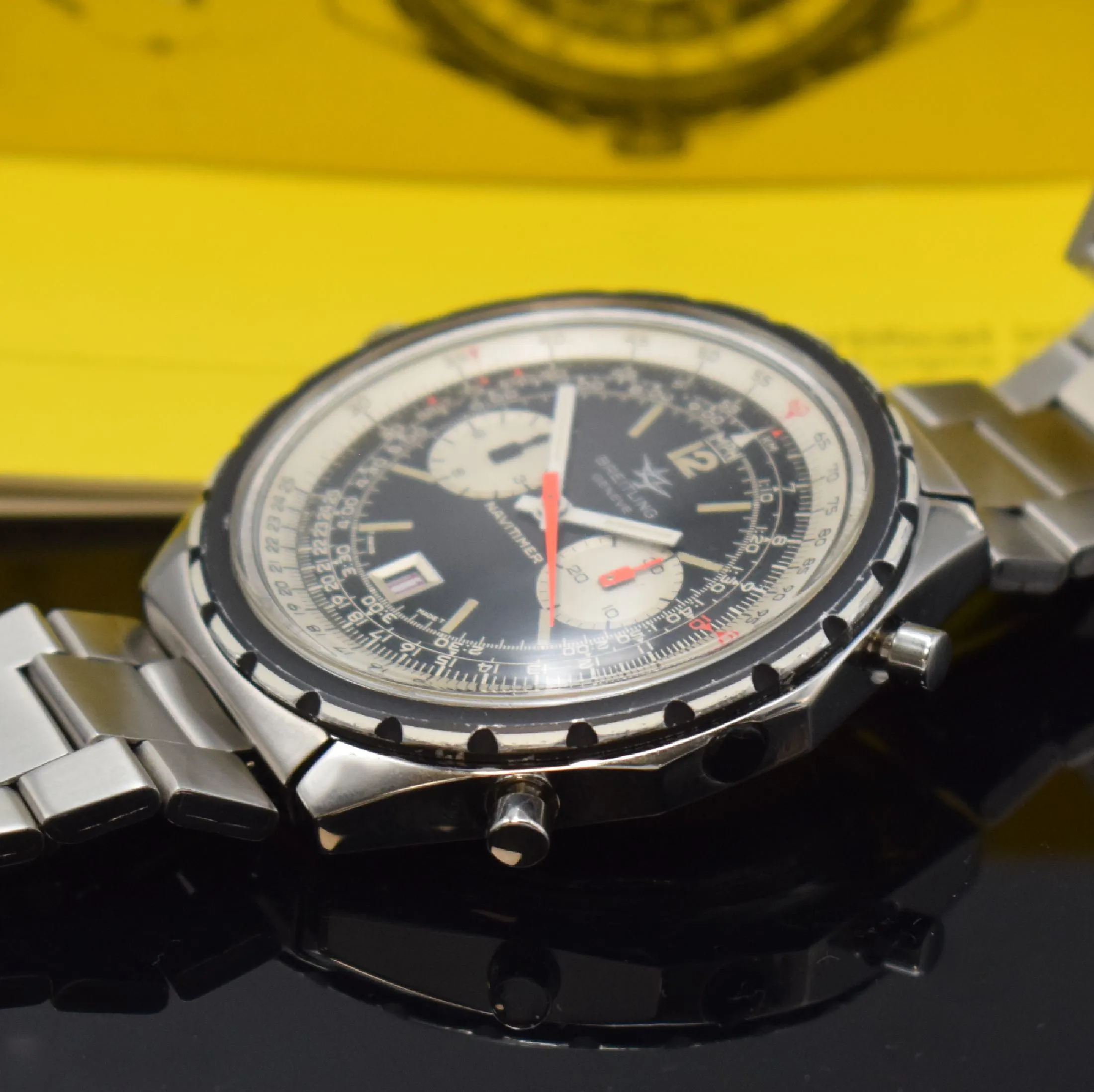 Breitling Navitimer Chrono-Matic 1808 48mm Stainless steel Black 4