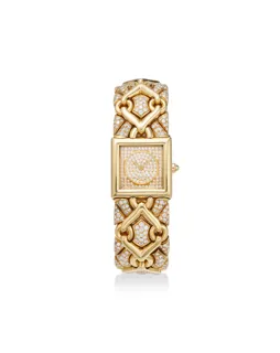 Bulgari Parentesi BJ 06 Yellow gold and Diamond Diamond