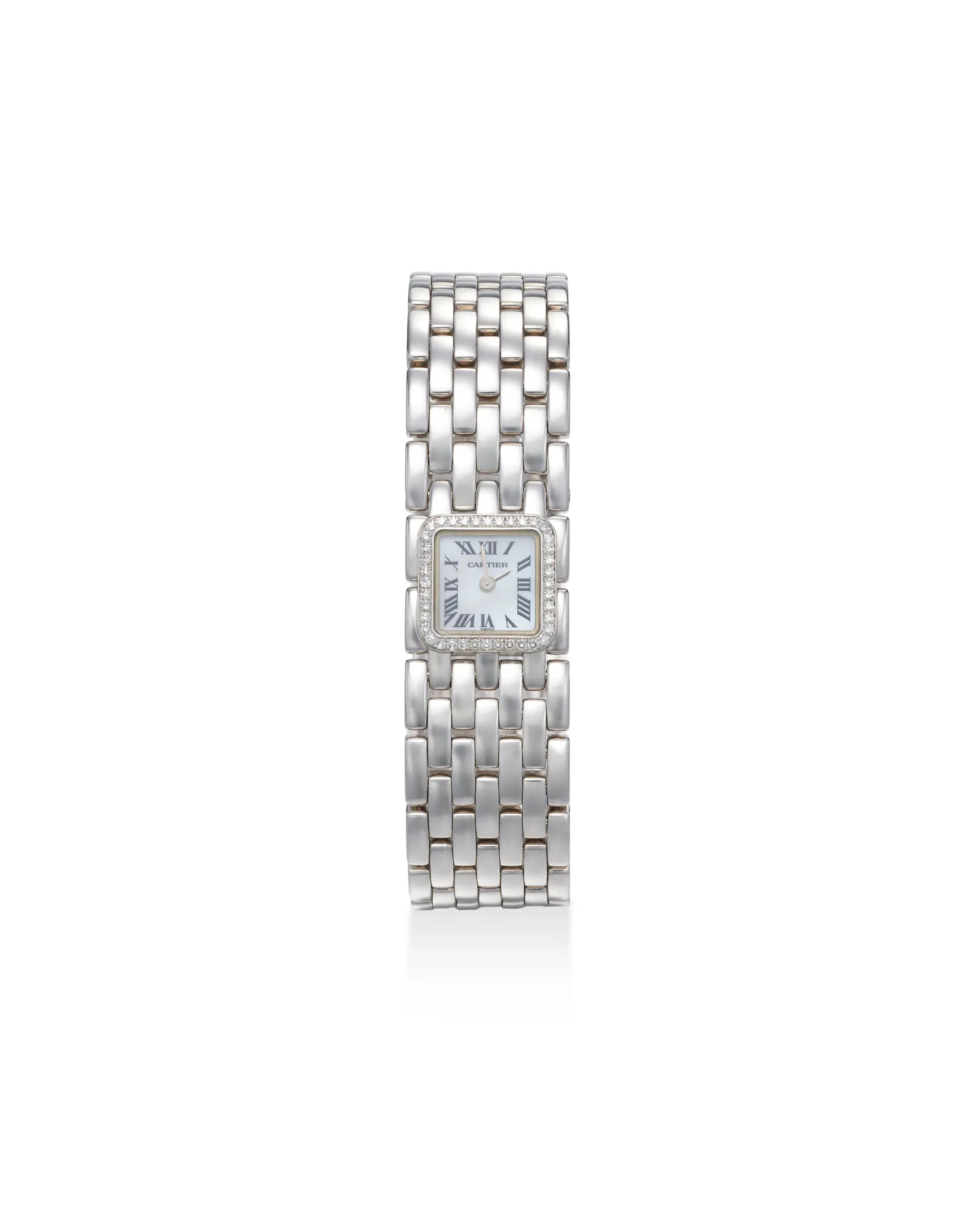 Cartier Panthère Ruban 2422 16mm White gold and Diamond Mother-of-pearl