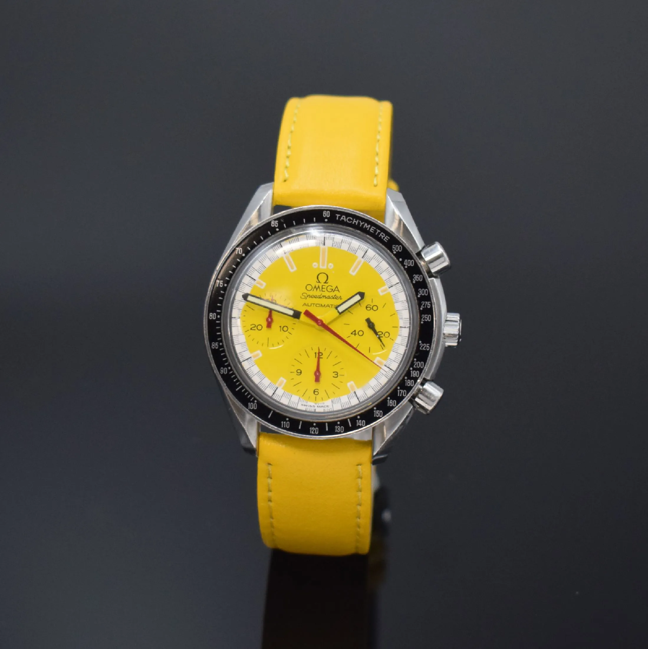 Omega Speedmaster Reduced 175.0032.1/ 175.0033.1 39mm Stainless steel Yellow