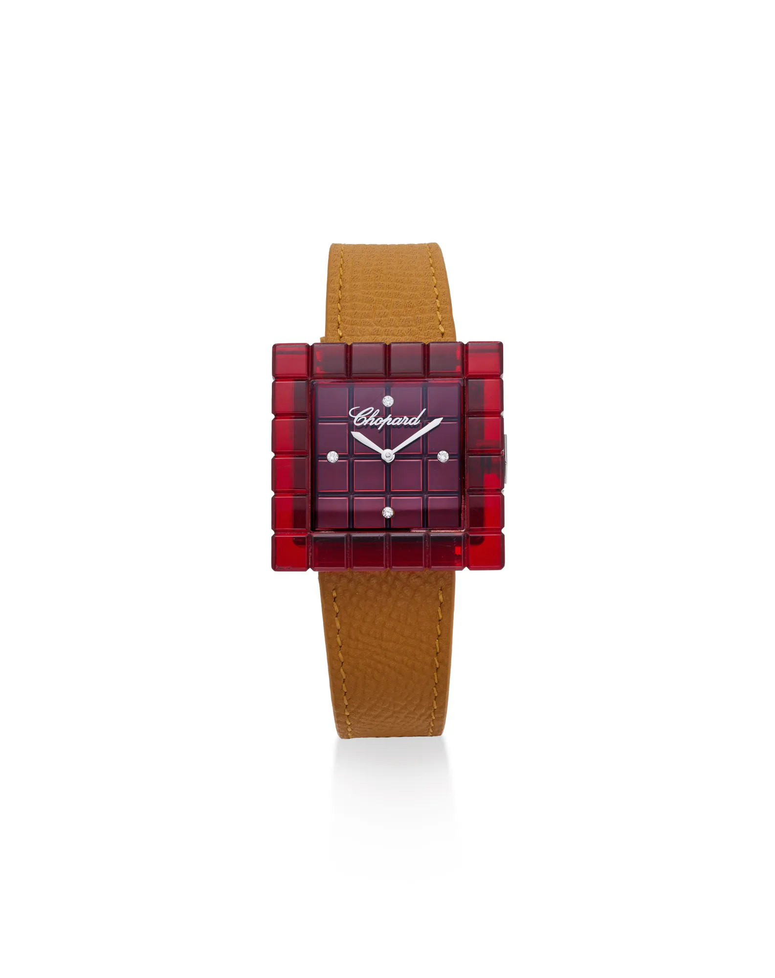 Chopard Ice Cube 12/7780 31.5mm Resin Burgundy