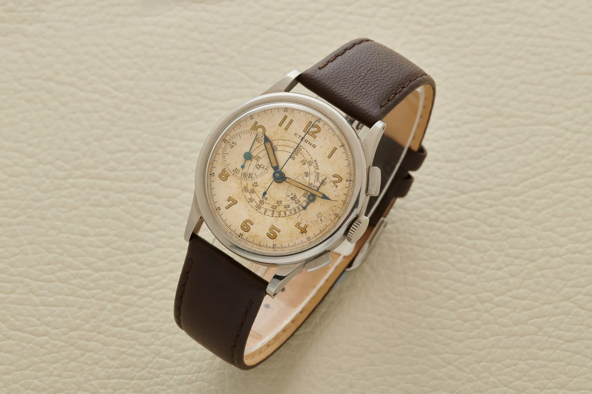 Eterna 37.5mm Stainless steel Cream 6