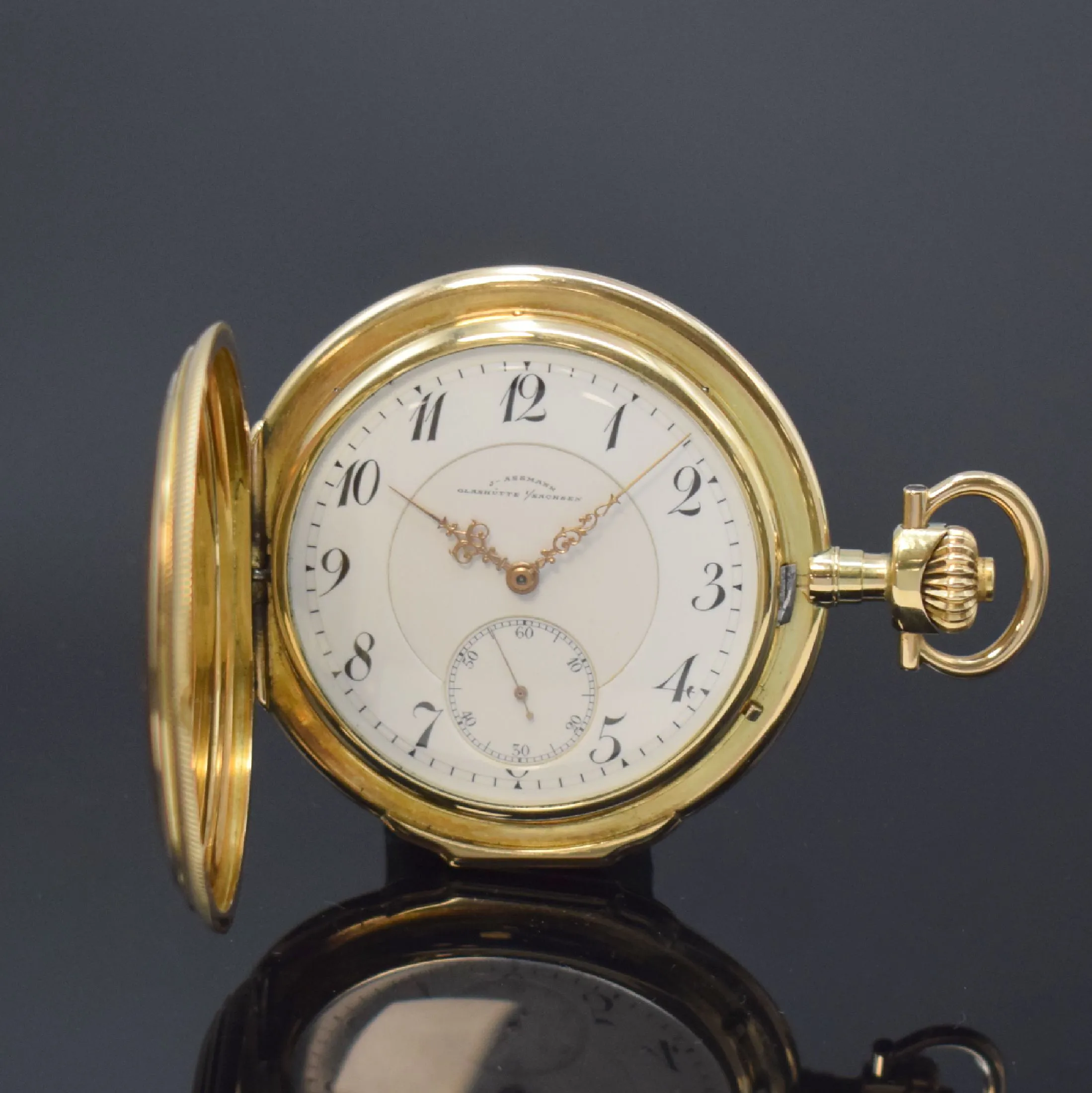 Julius Assmann 58mm Yellow gold Enamel