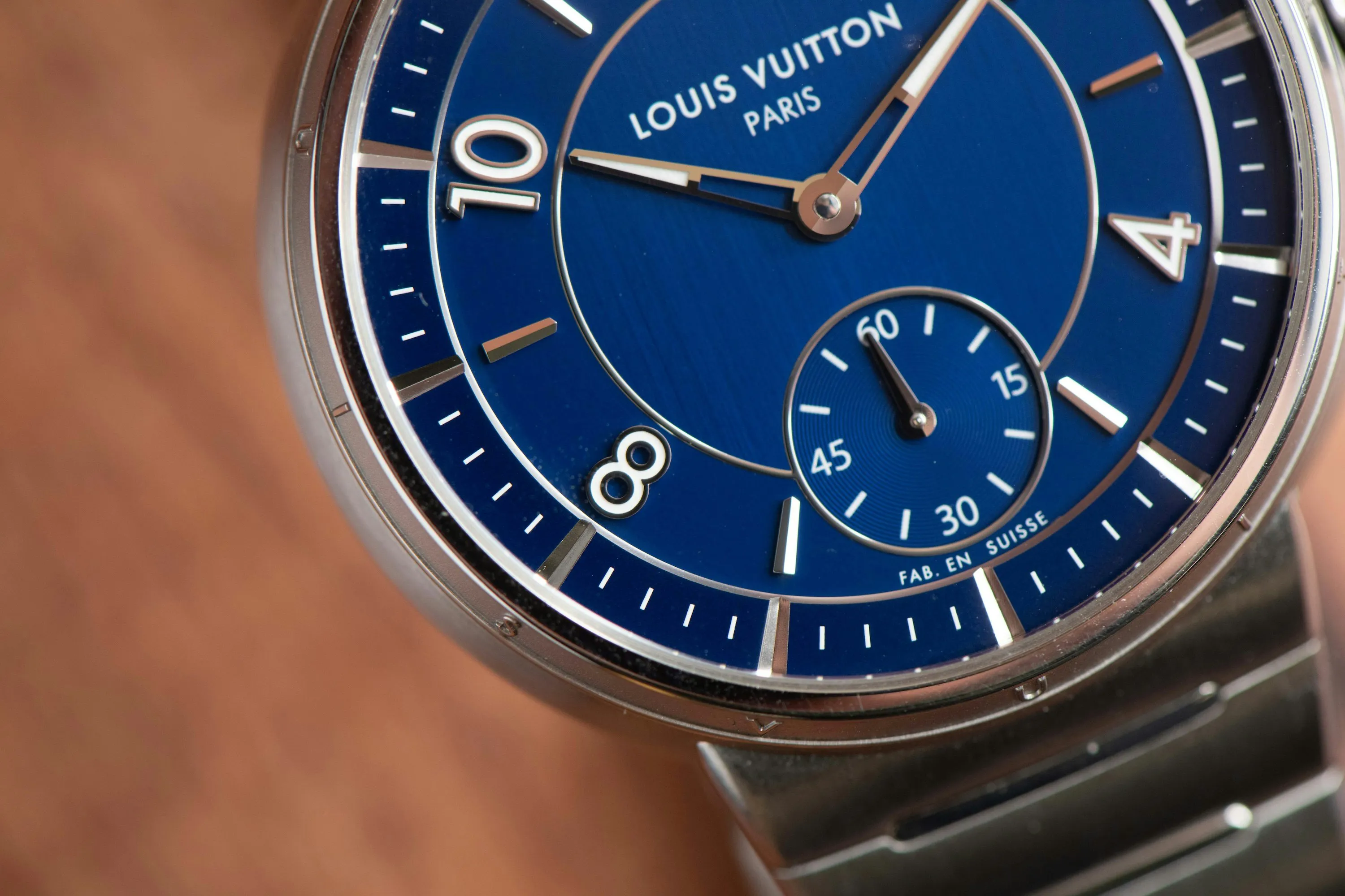Louis Vuitton Tambour W1ST20 40mm Stainless steel Blue 5