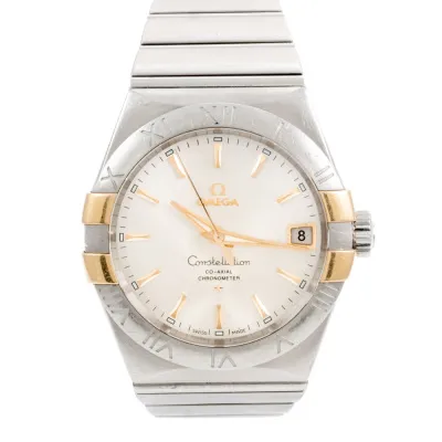 Omega Constellation 123.20.38.21.02.004 38mm Rose gold and Stainless steel Silver