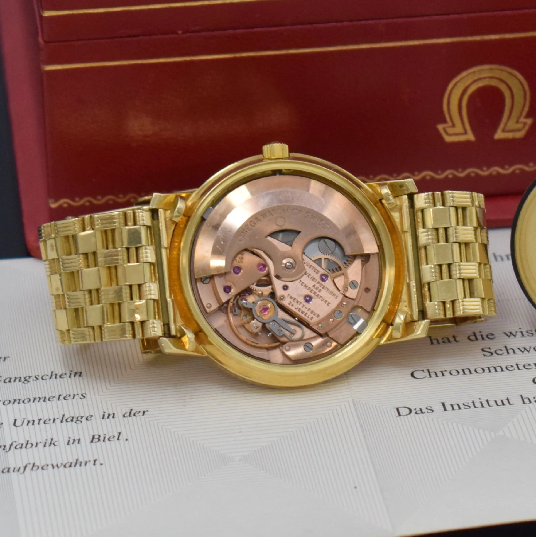 Omega Constellation Calendar De Luxe 168.010/11 35mm Yellow gold Gold 7