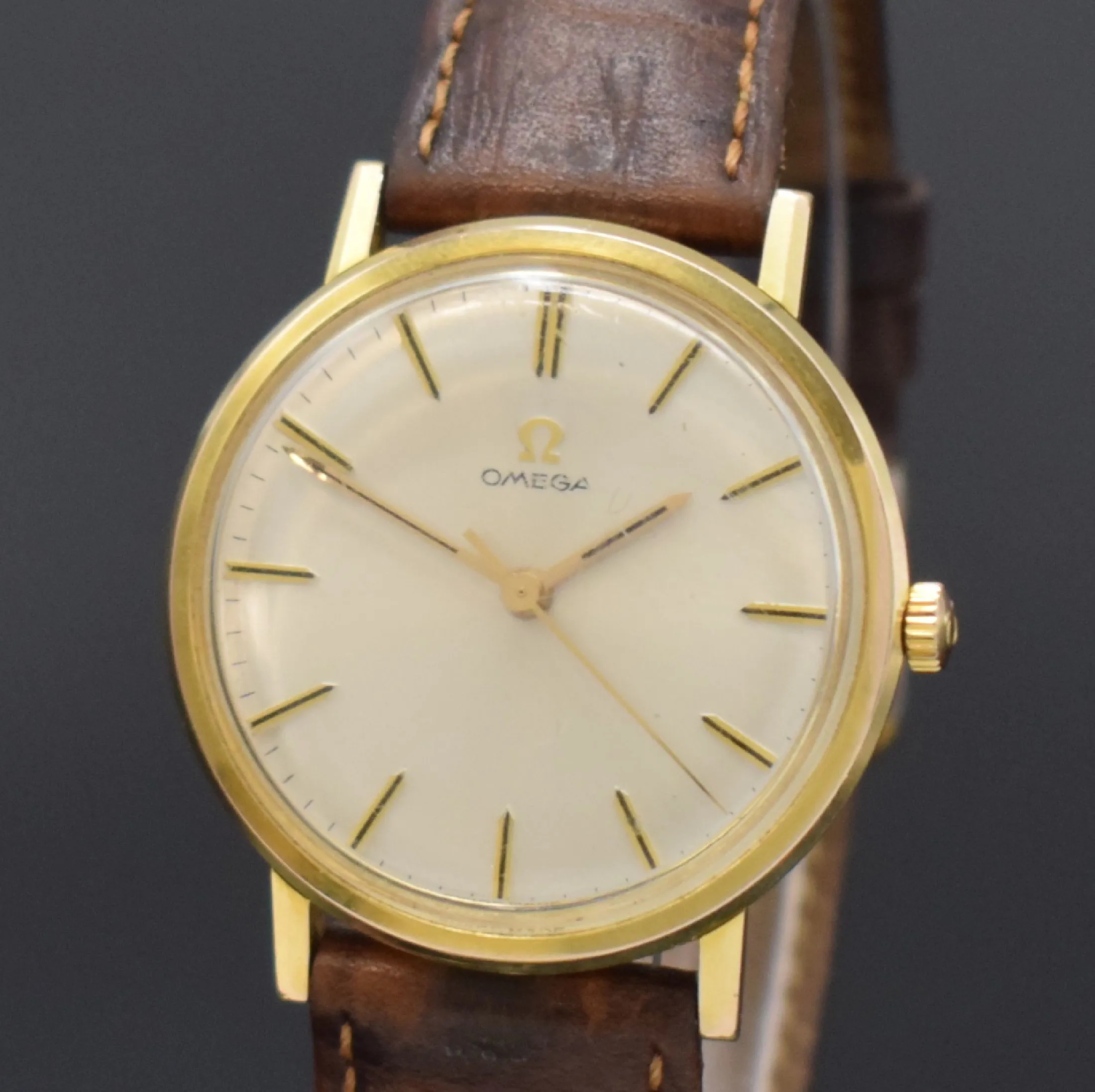 Omega Genève 131.019 34mm Gold-plated Silver 1
