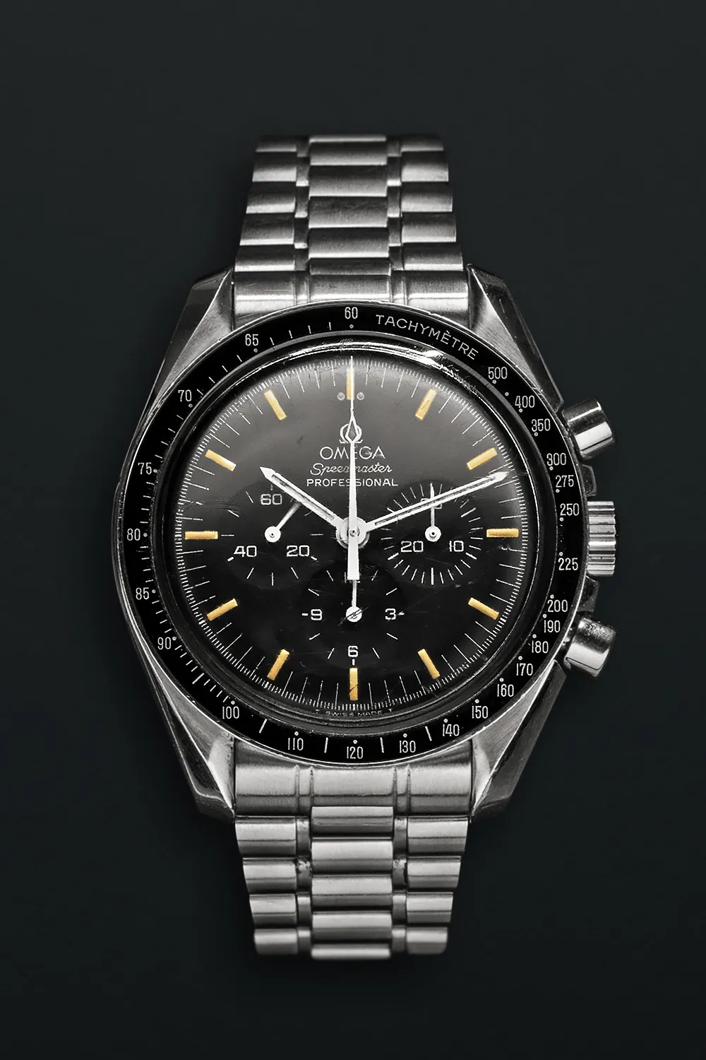 Omega Speedmaster Professional Moonwatch Moonphase ST345.0022 42mm Stainless steel Black