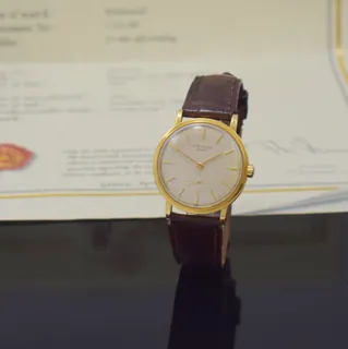 Patek Philippe Calatrava 3429 Yellow gold Silver