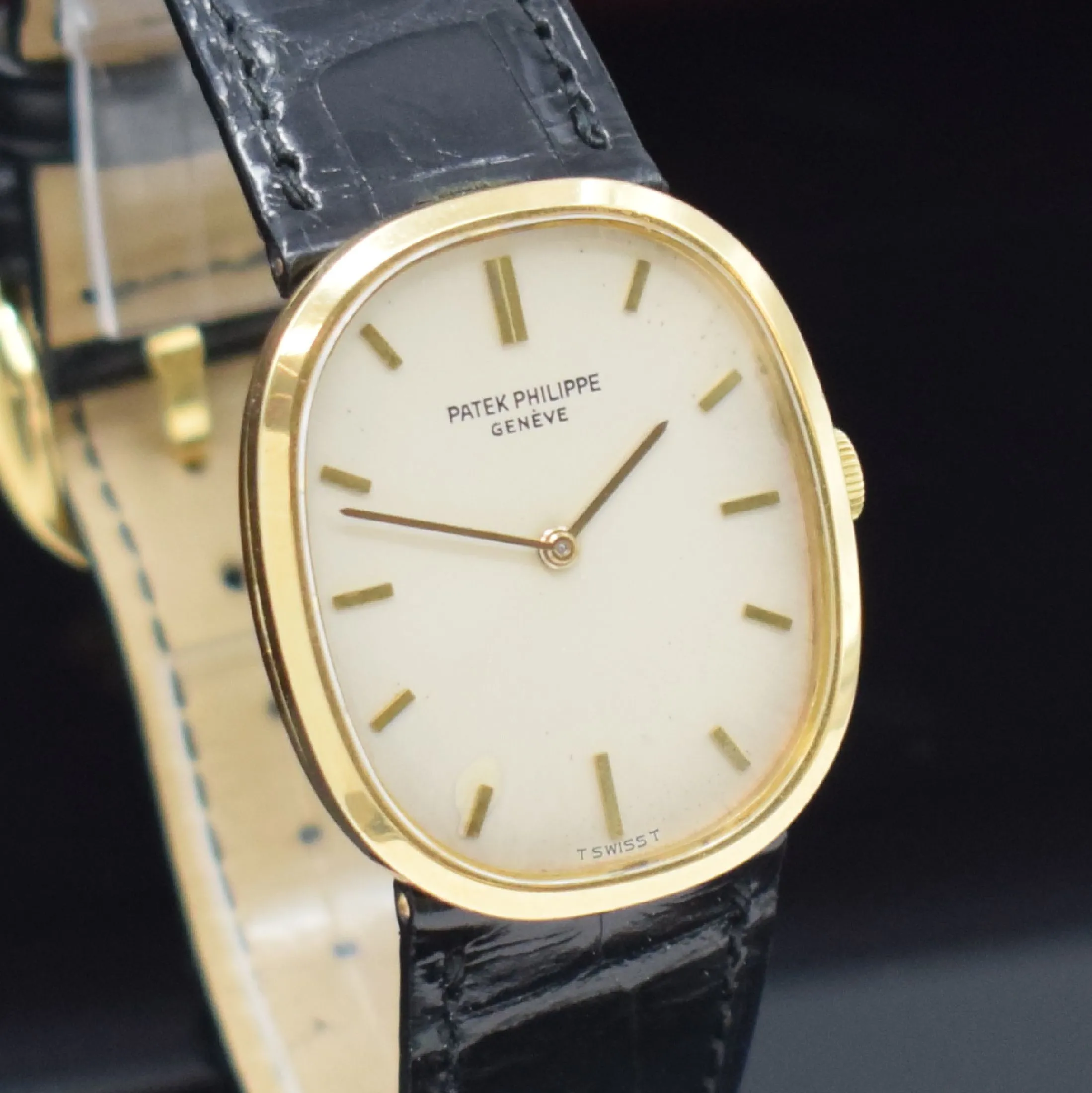 Patek Philippe Ellipse 3548 27mm Yellow gold Silver 3