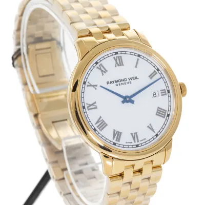 Raymond Weil Toccata 5485-P-00359 39mm Yellow gold and Stainless steel and PVD White 1