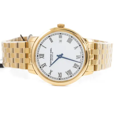 Raymond Weil Toccata 5485-P-00359 39mm Yellow gold and Stainless steel and PVD White 2