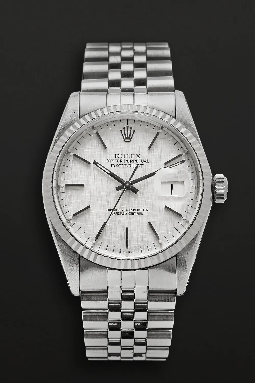 Rolex Datejust 36 16014 35.5mm White gold and stainless steel White