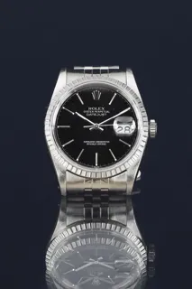 Rolex Oyster Perpetual "Datejust" Stainless steel Black