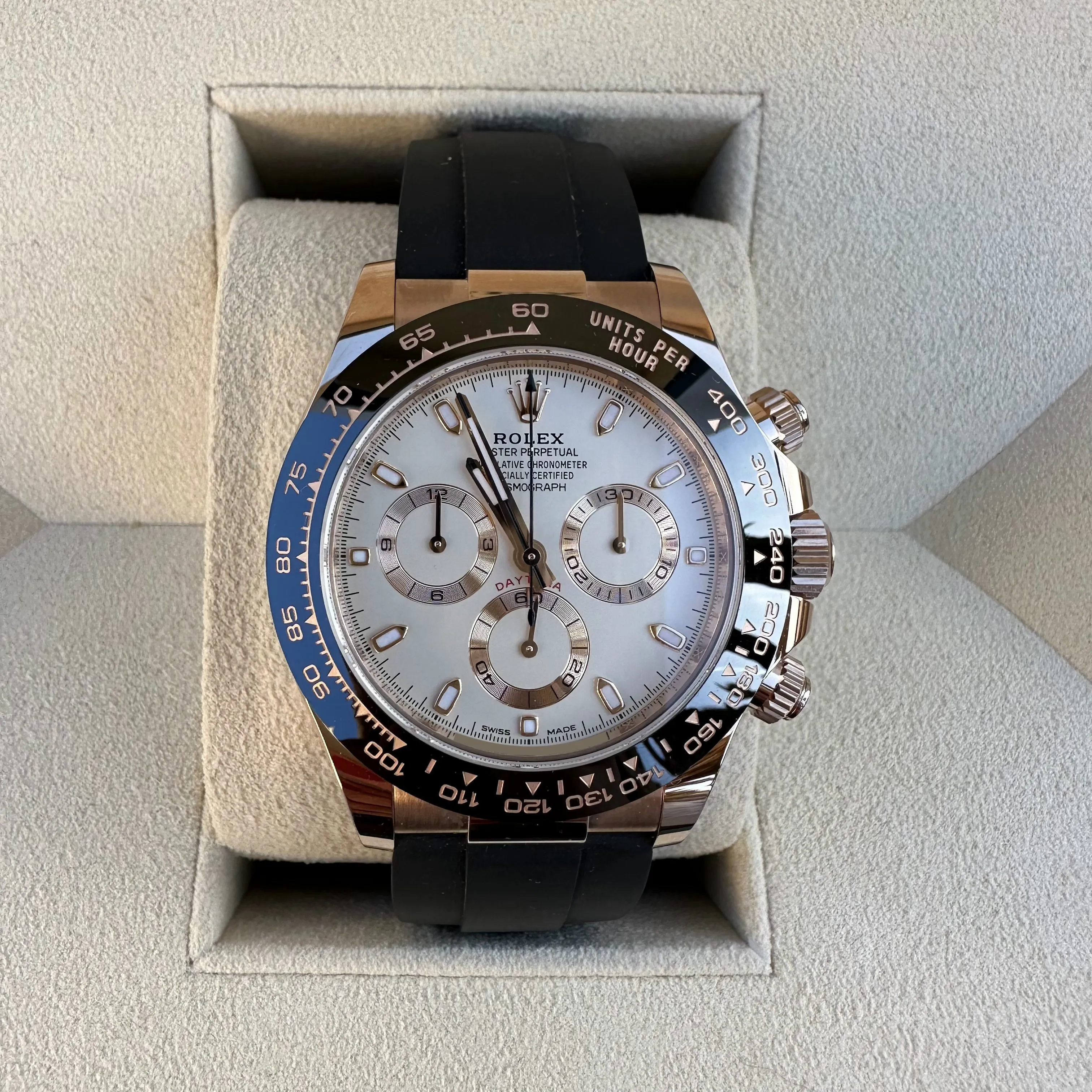 Rolex Daytona 116515ln 40mm Rose gold White 2