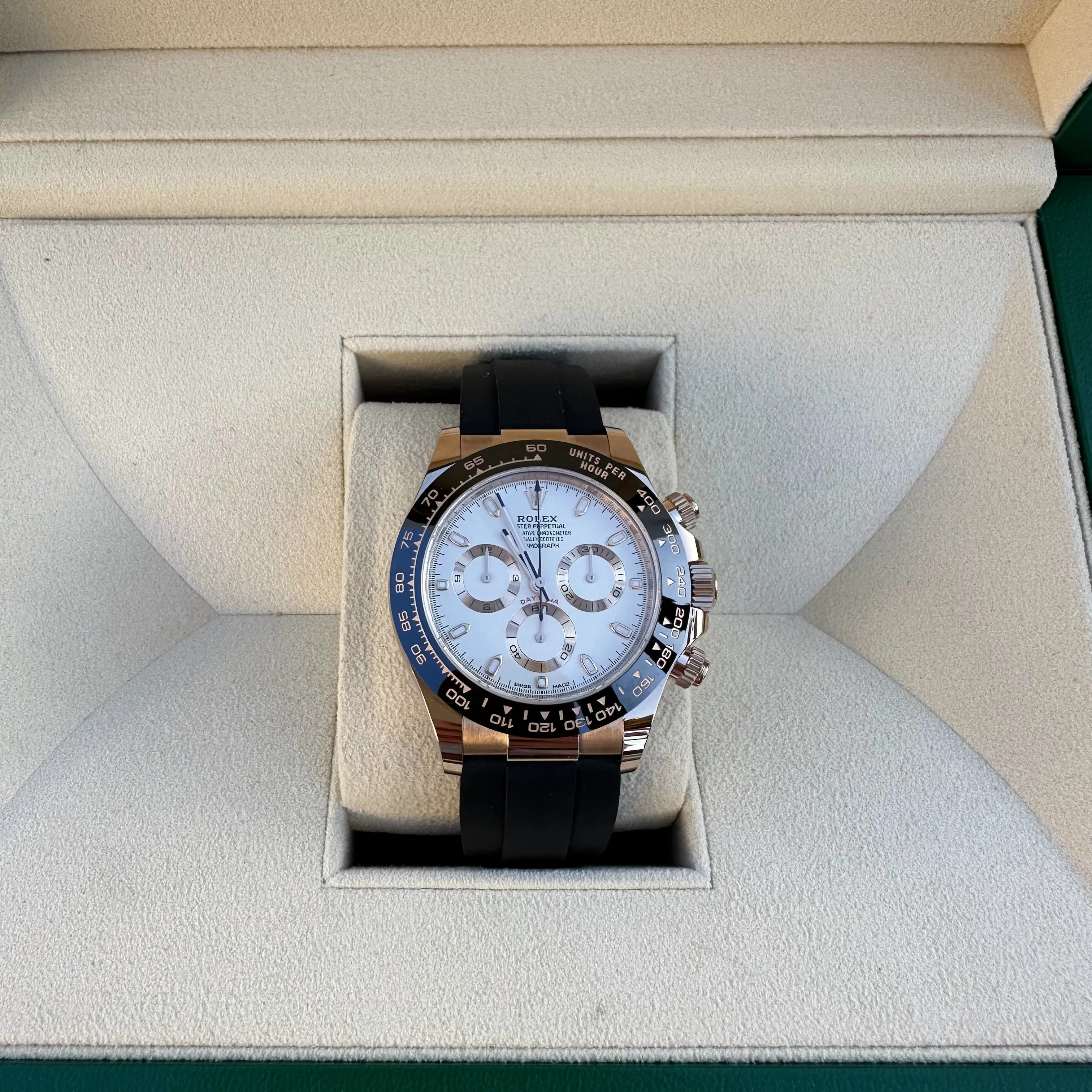 Rolex Daytona 116515ln 40mm Rose gold White 16