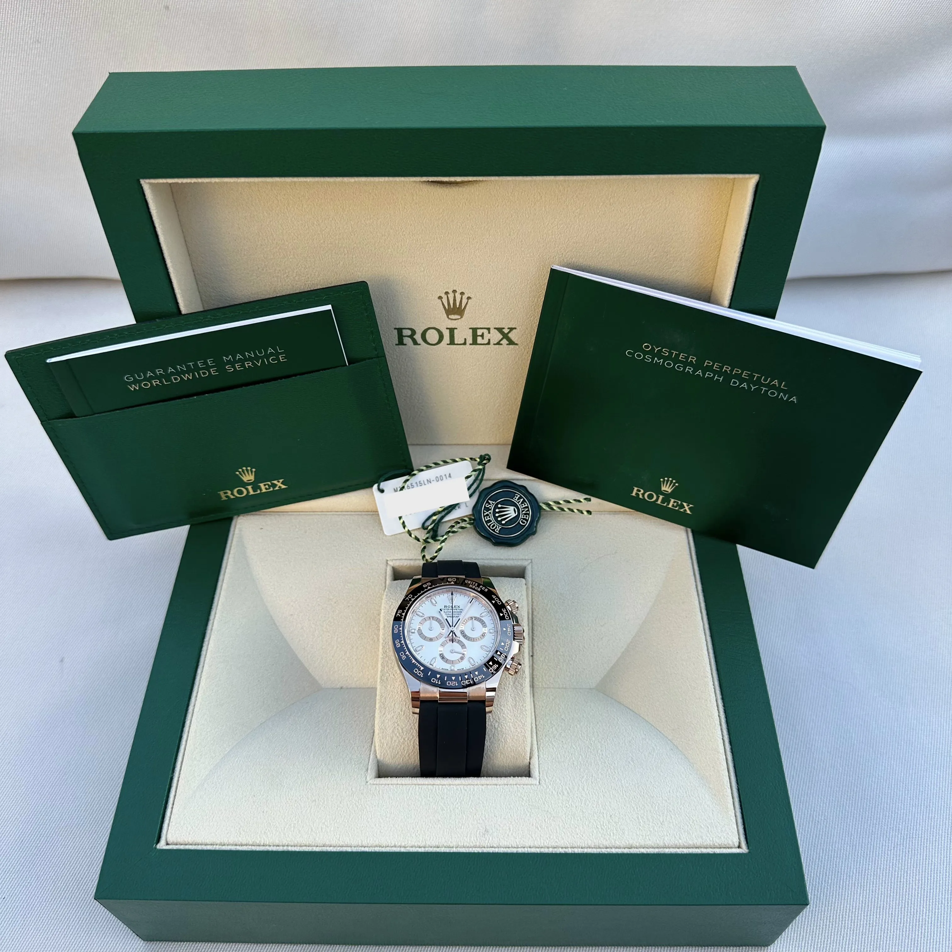 Rolex Daytona 116515ln 40mm Rose gold White 22