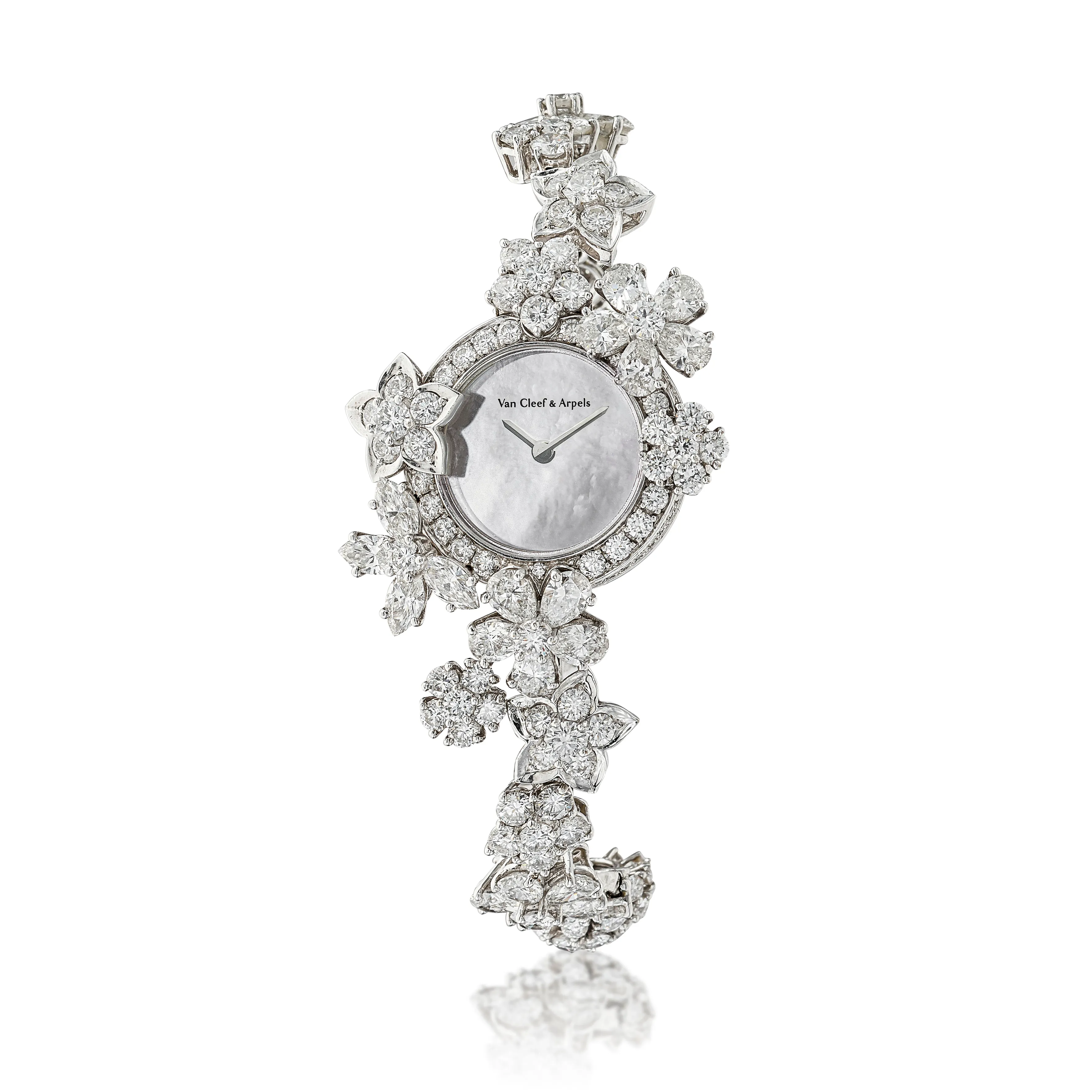 Van Cleef & Arpels White gold and Diamond Mother-of-pearl