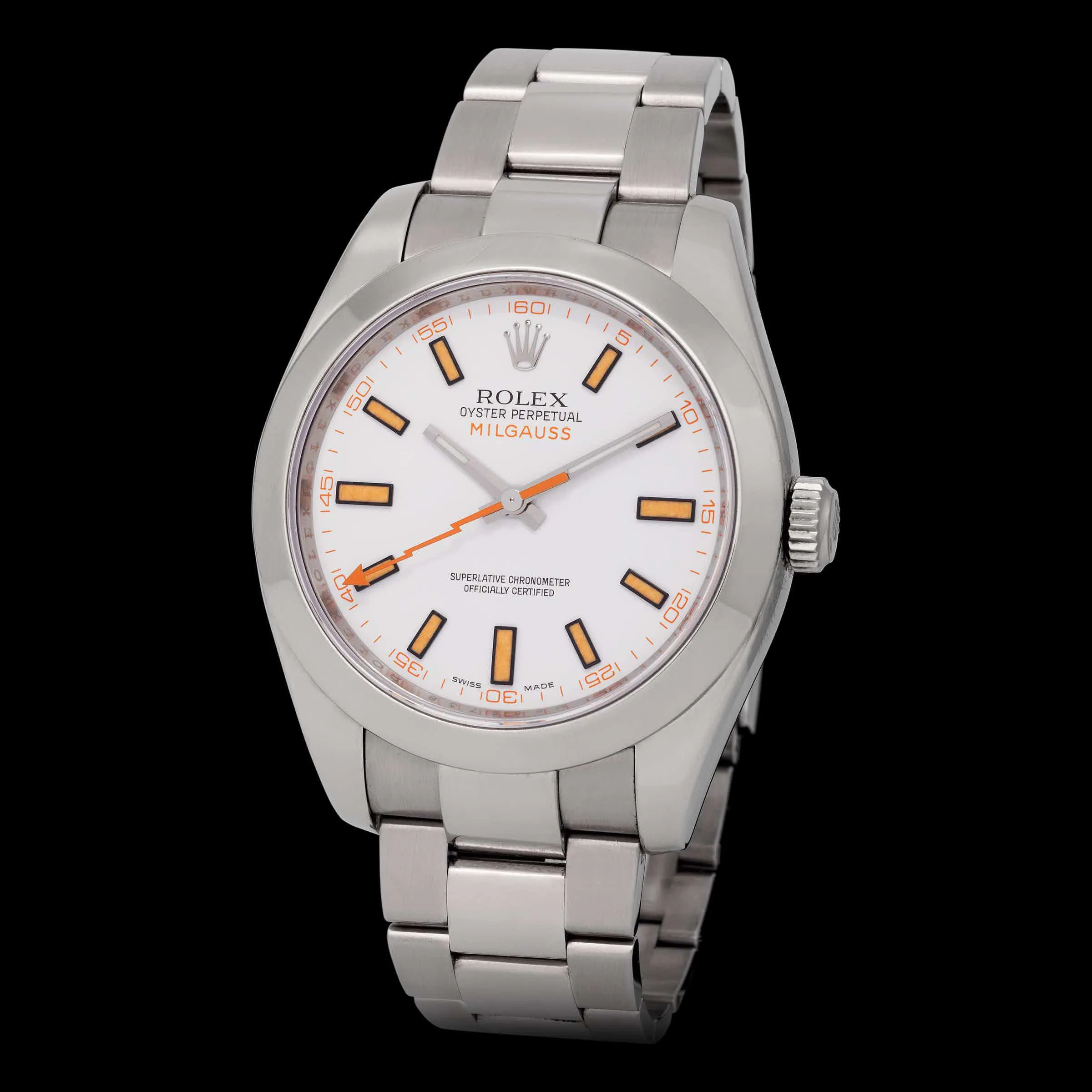 Rolex Milgauss 116400 40mm Stainless steel White