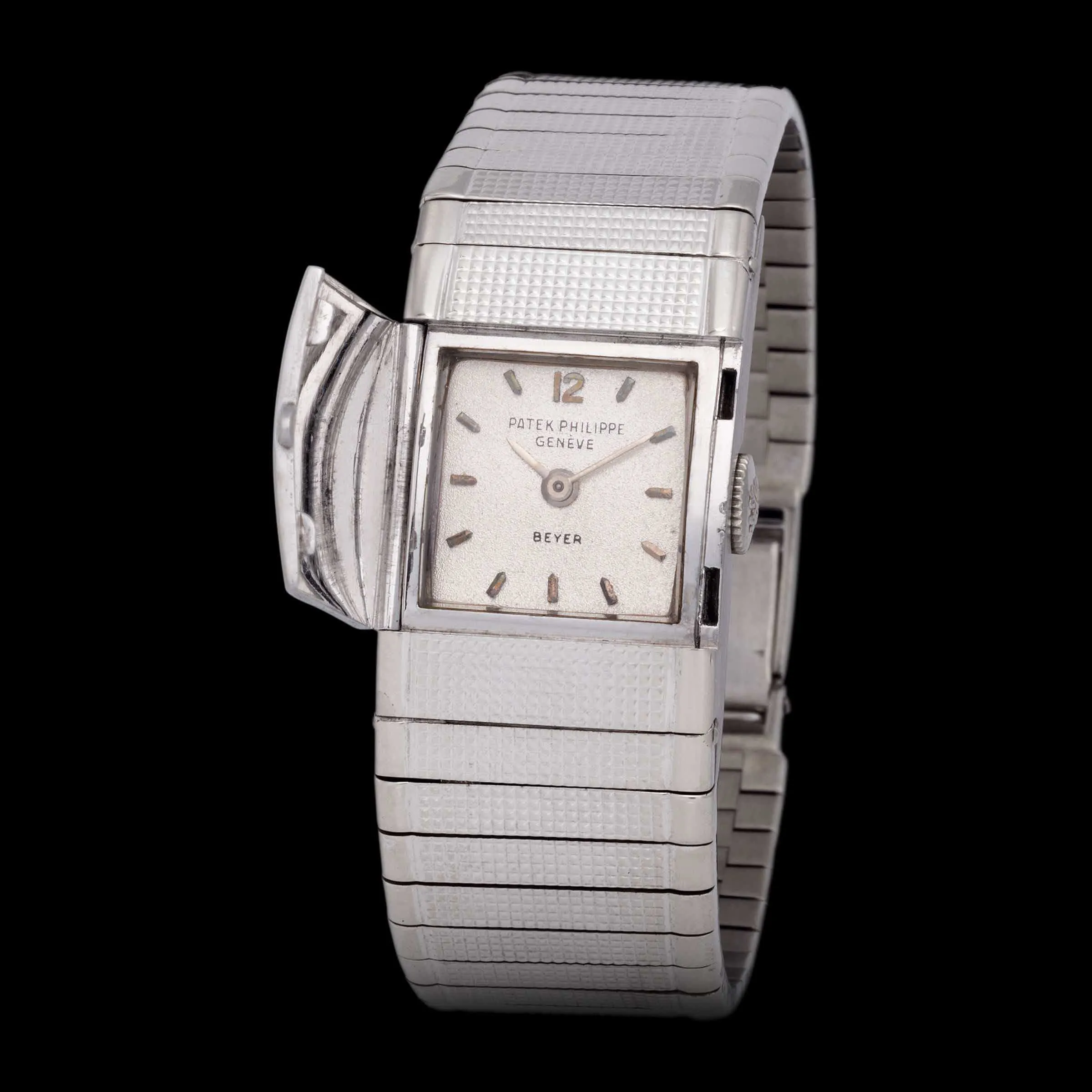 Patek Philippe 3086/14 16mm White gold White