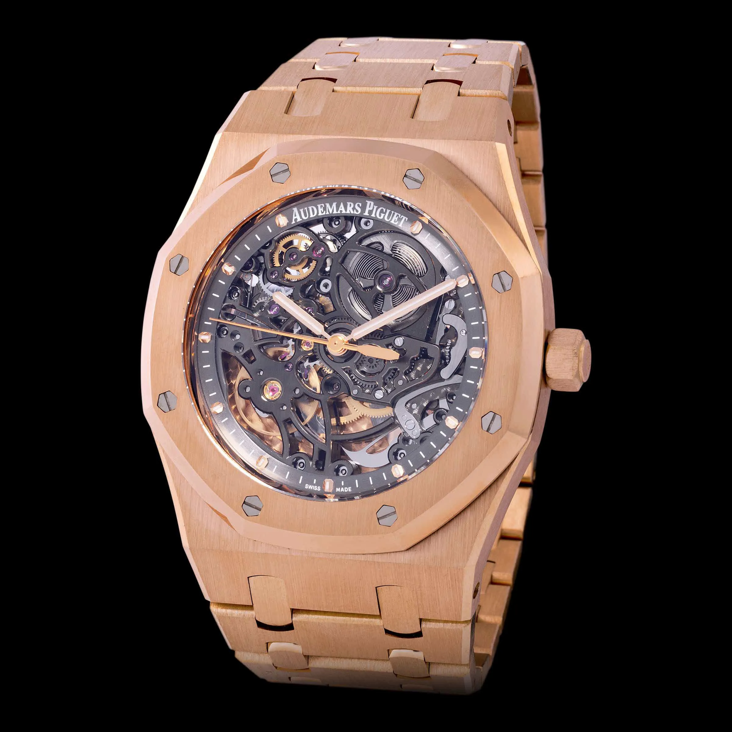 Audemars Piguet Royal Oak 15305OR.OO.D088CR.01 39mm Rose gold Skeletonized