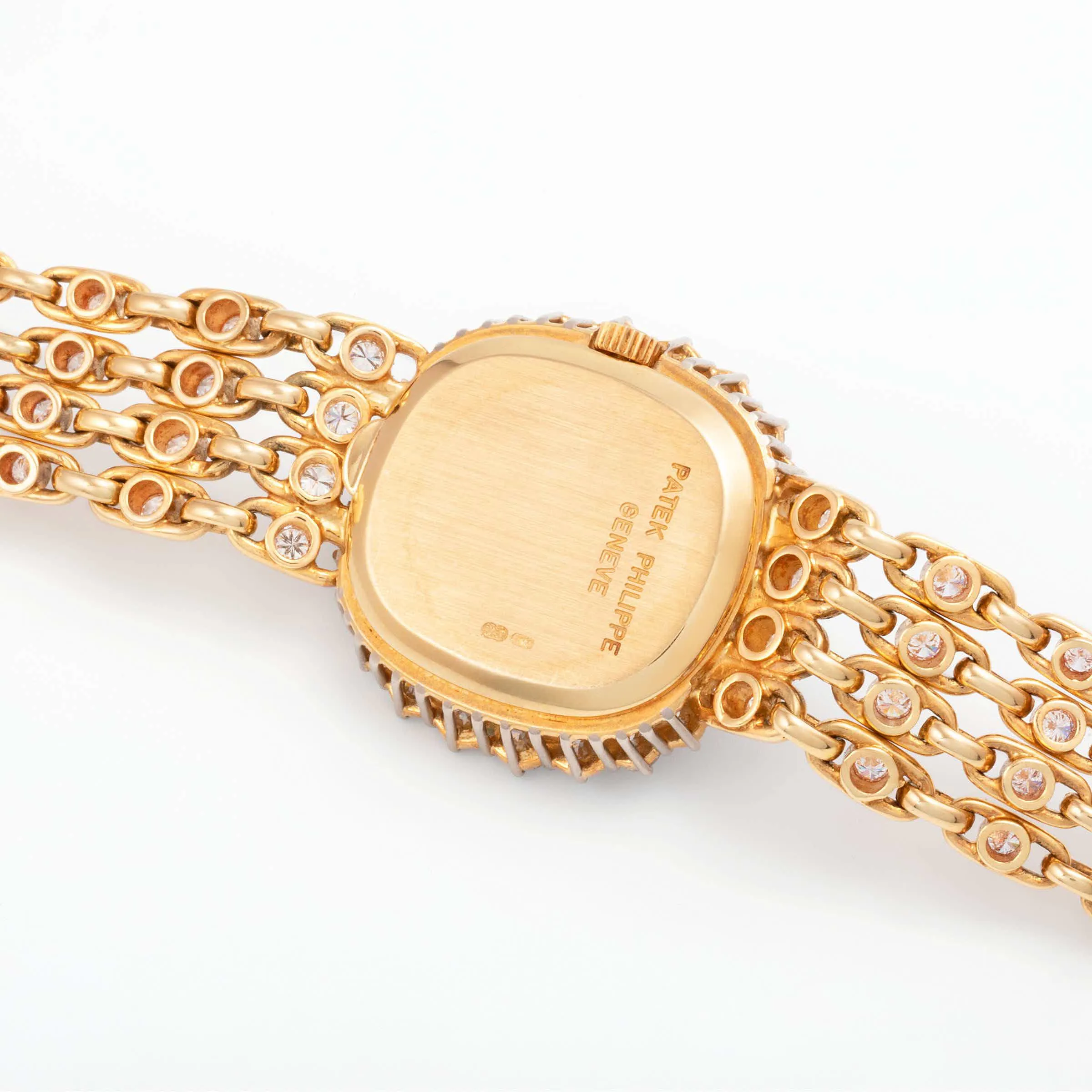 Patek Philippe Ellipse Lady 4137/908 24mm Yellow gold and Diamond Blue 3