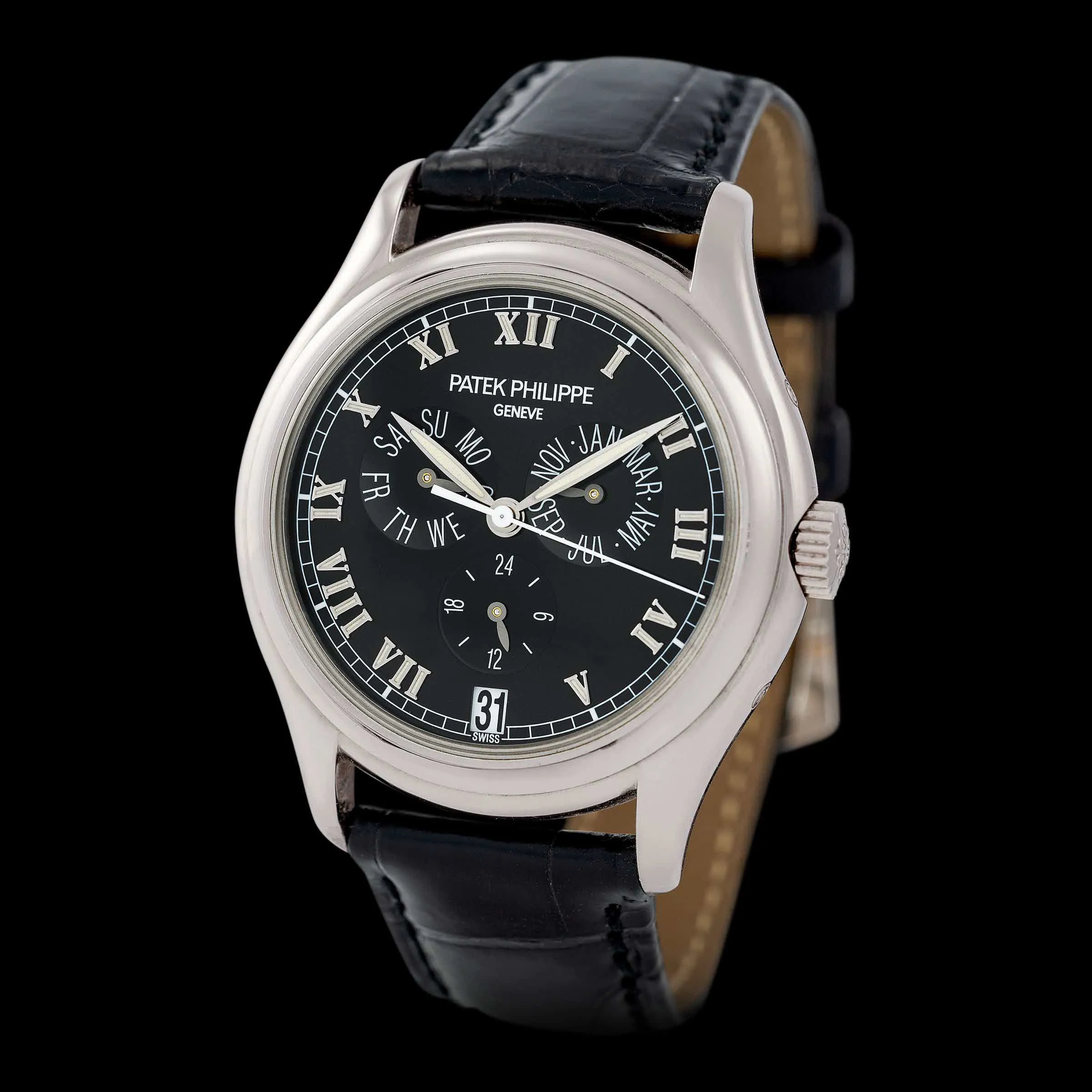 Patek Philippe Annual Calendar 5035G 37mm White gold Black