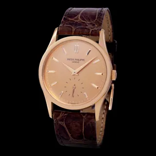 Patek Philippe Calatrava 3796 Rose gold Pink