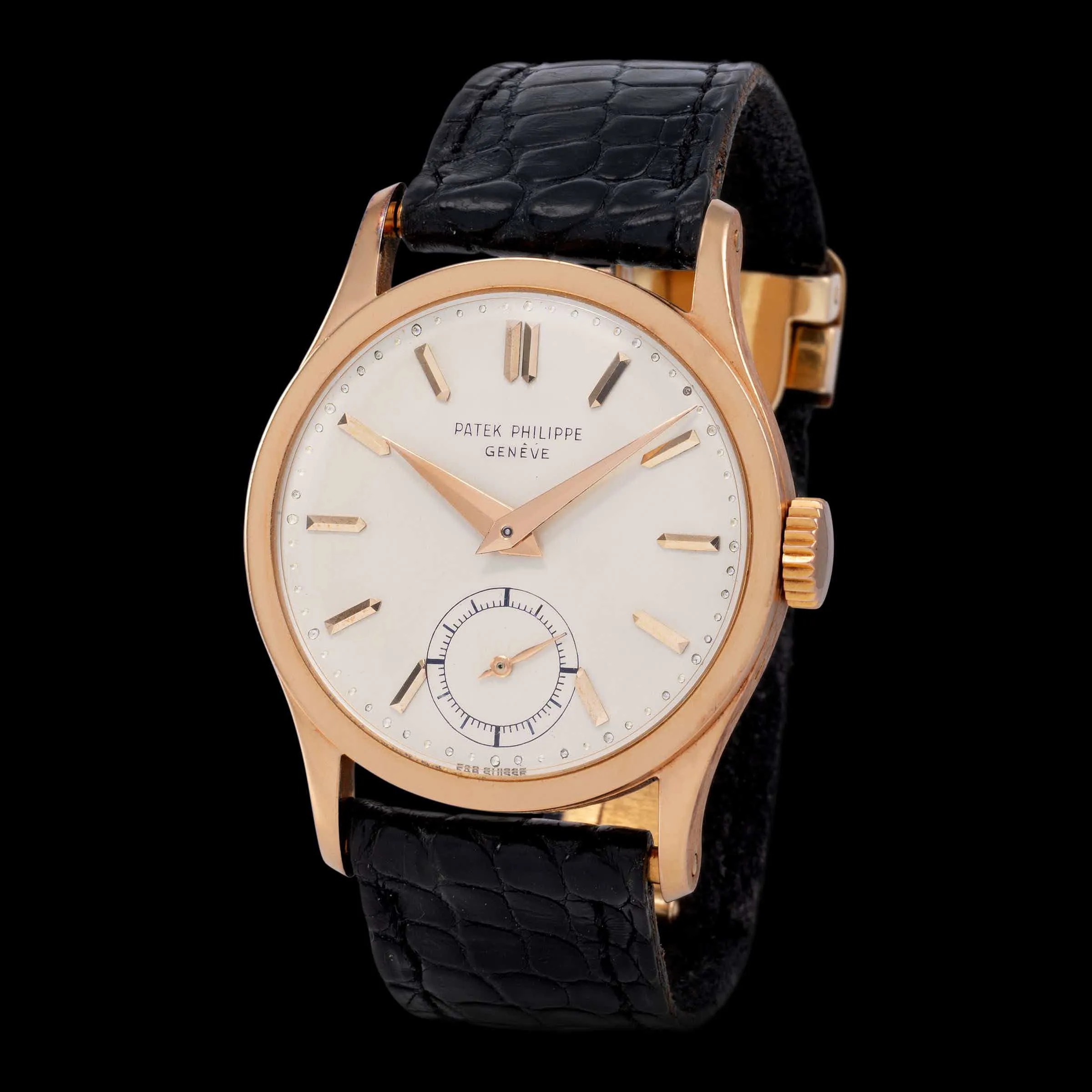 Patek Philippe Calatrava 96 31mm Rose gold Silver