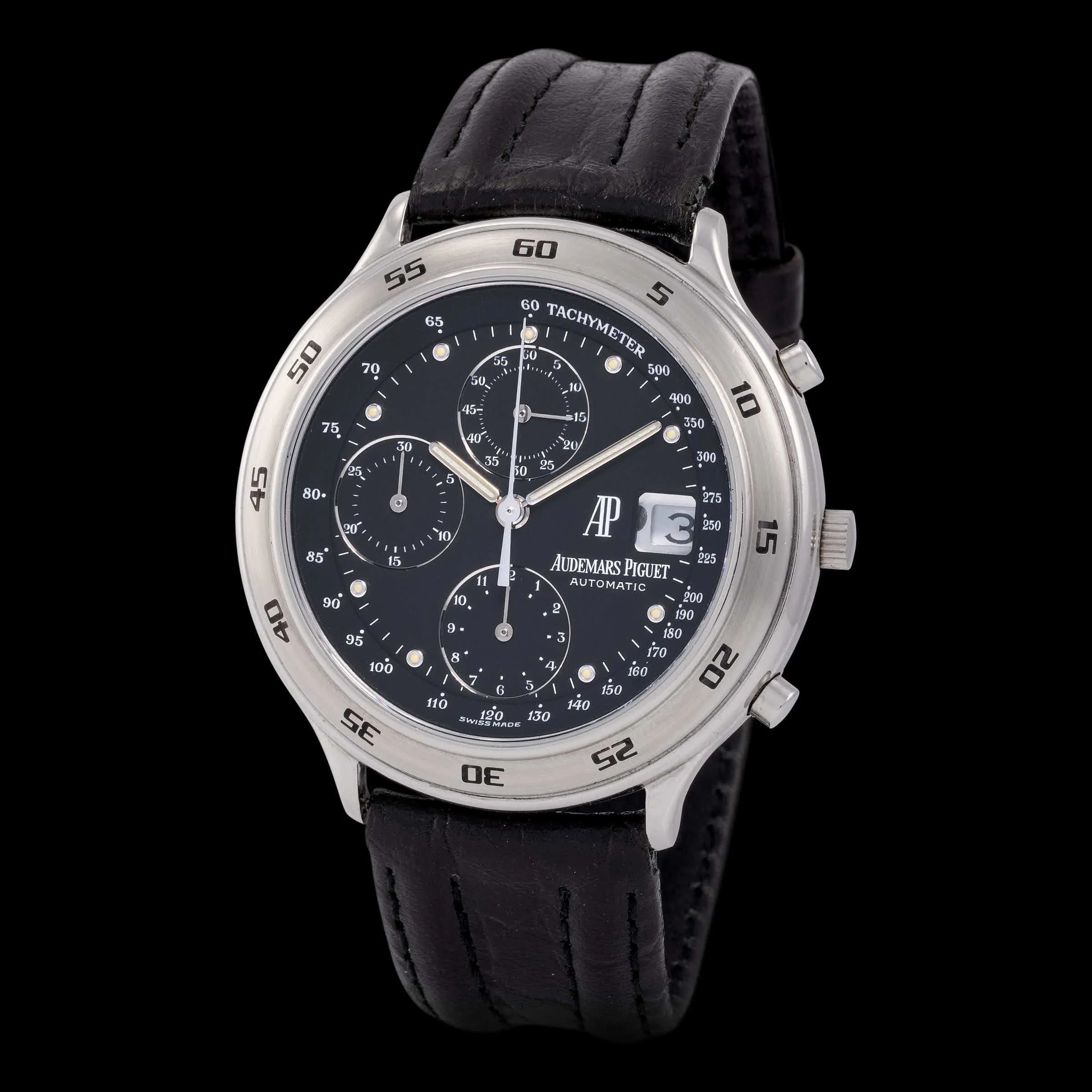 Audemars Piguet Huitième Chronograph 25644ST 40mm Stainless steel Black