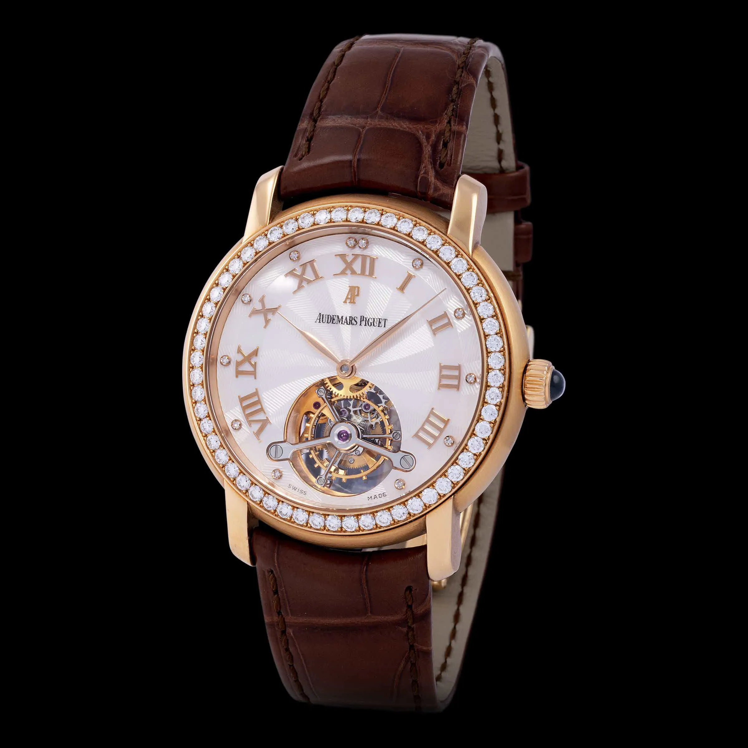 Audemars Piguet Jules Audemars 26084OR 39mm Rose gold and Diamond Mother-of-pearl