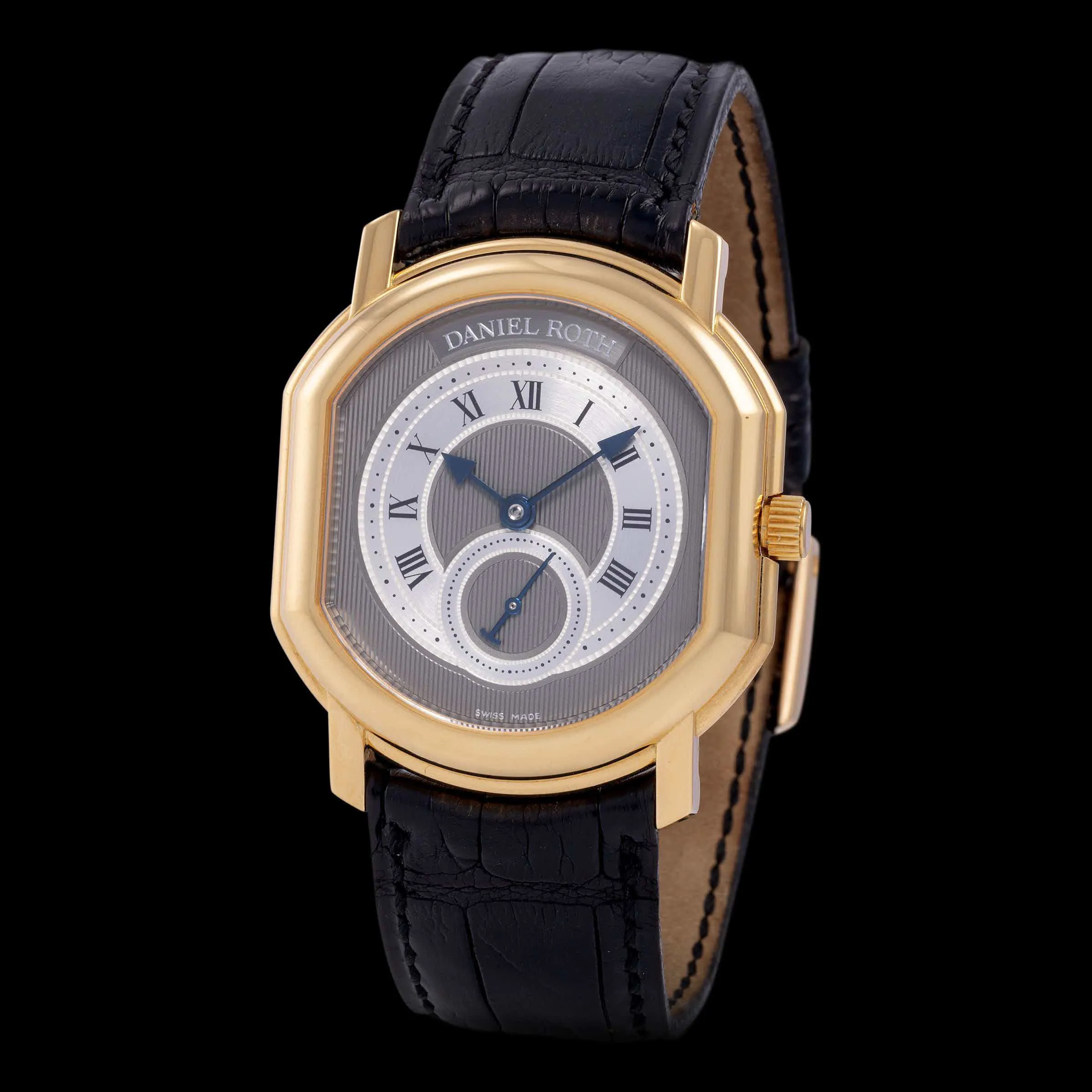 Daniel Roth Seconds at Six 207J 30mm Yellow gold Guilloché