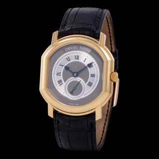 Daniel Roth Seconds at Six 207J Yellow gold Guilloché