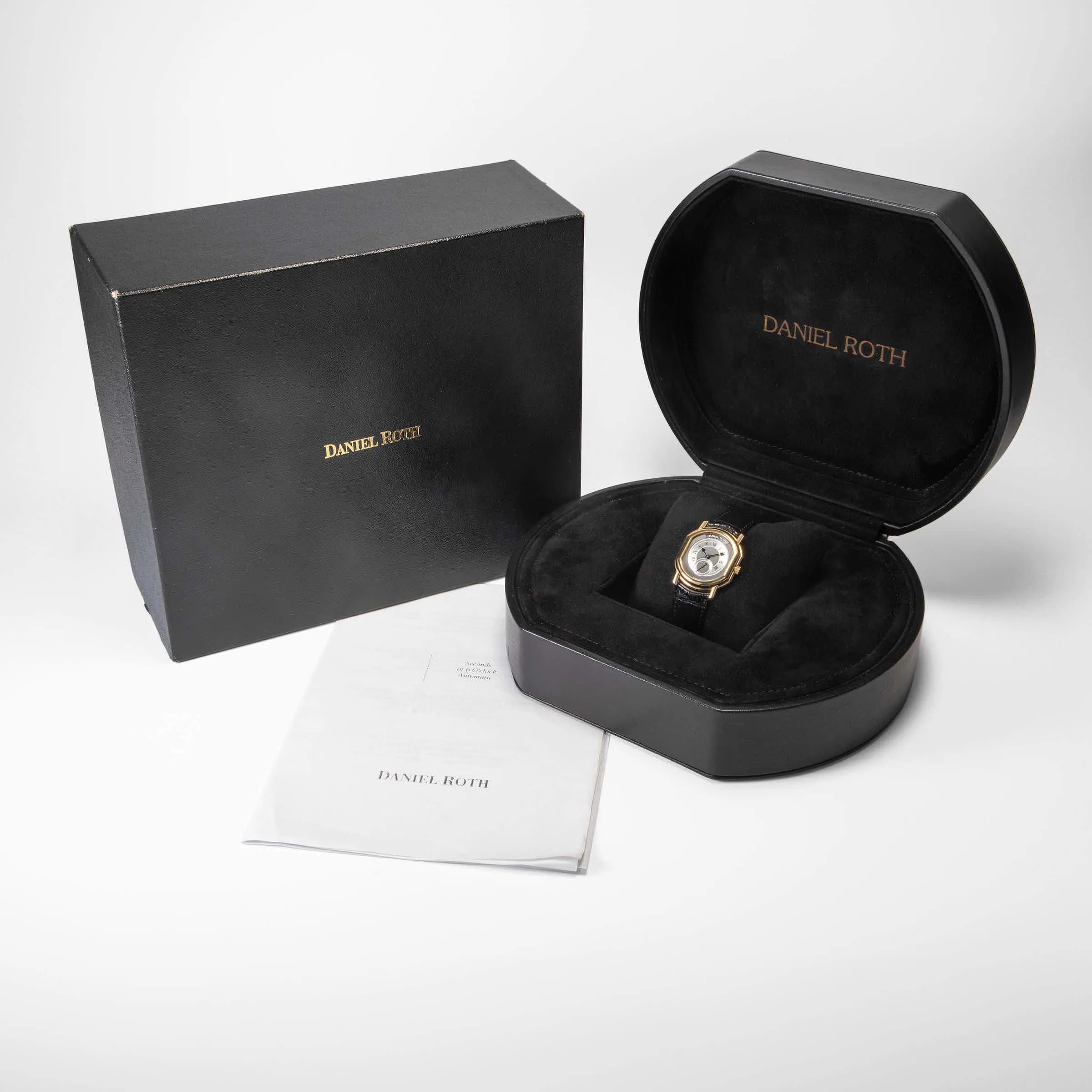 Daniel Roth Seconds at Six 207J 30mm Yellow gold Guilloché 2