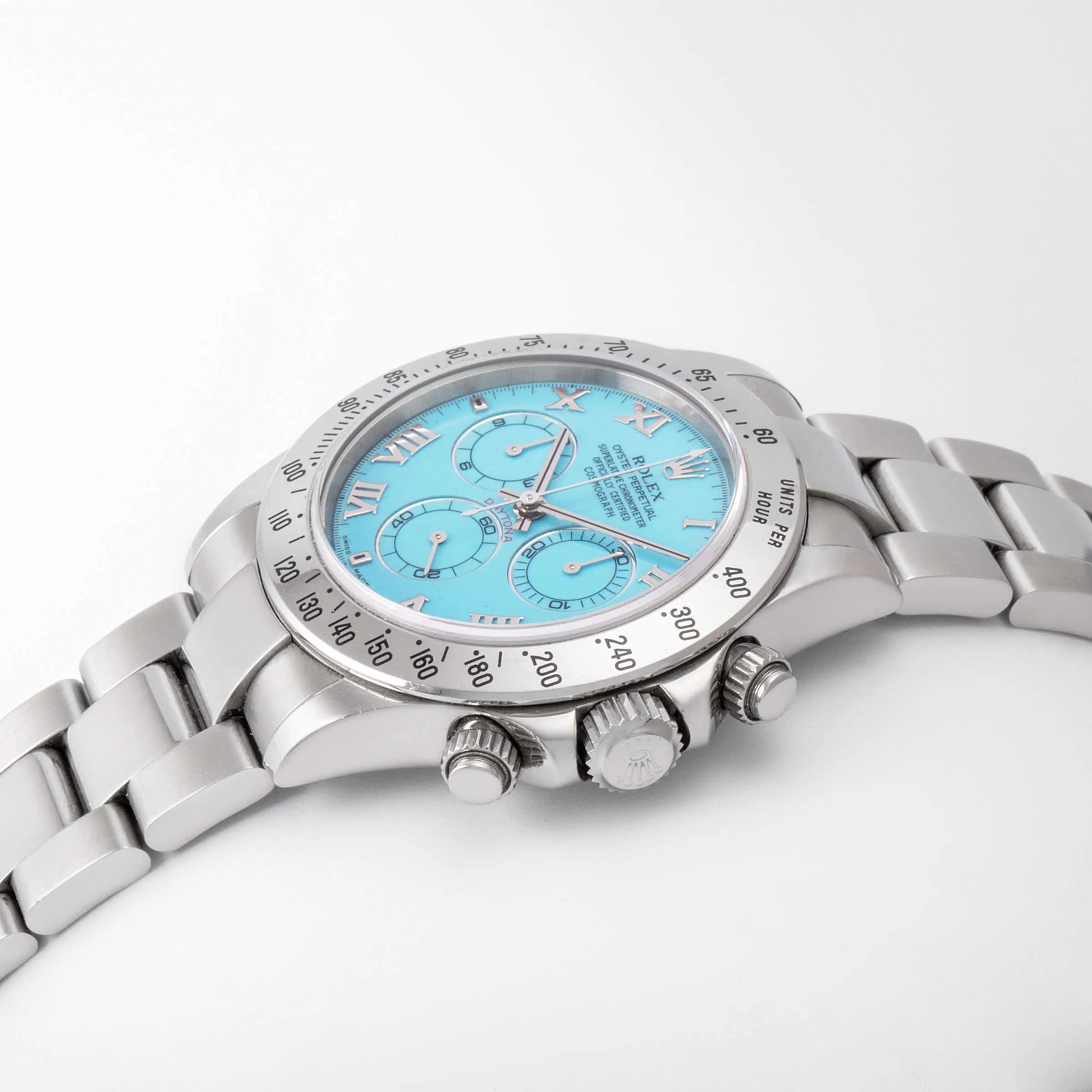 Rolex Daytona 116520 40mm Stainless steel Turquoise 2